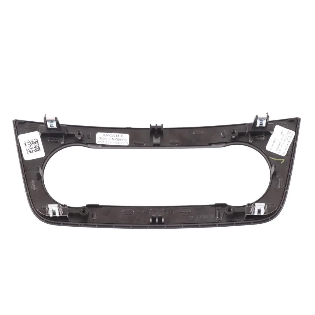  Trim Mercedes ML W166 Air Conditioning Switch Frame Cover Black - SKU A1666801207 - Part number A1666801207