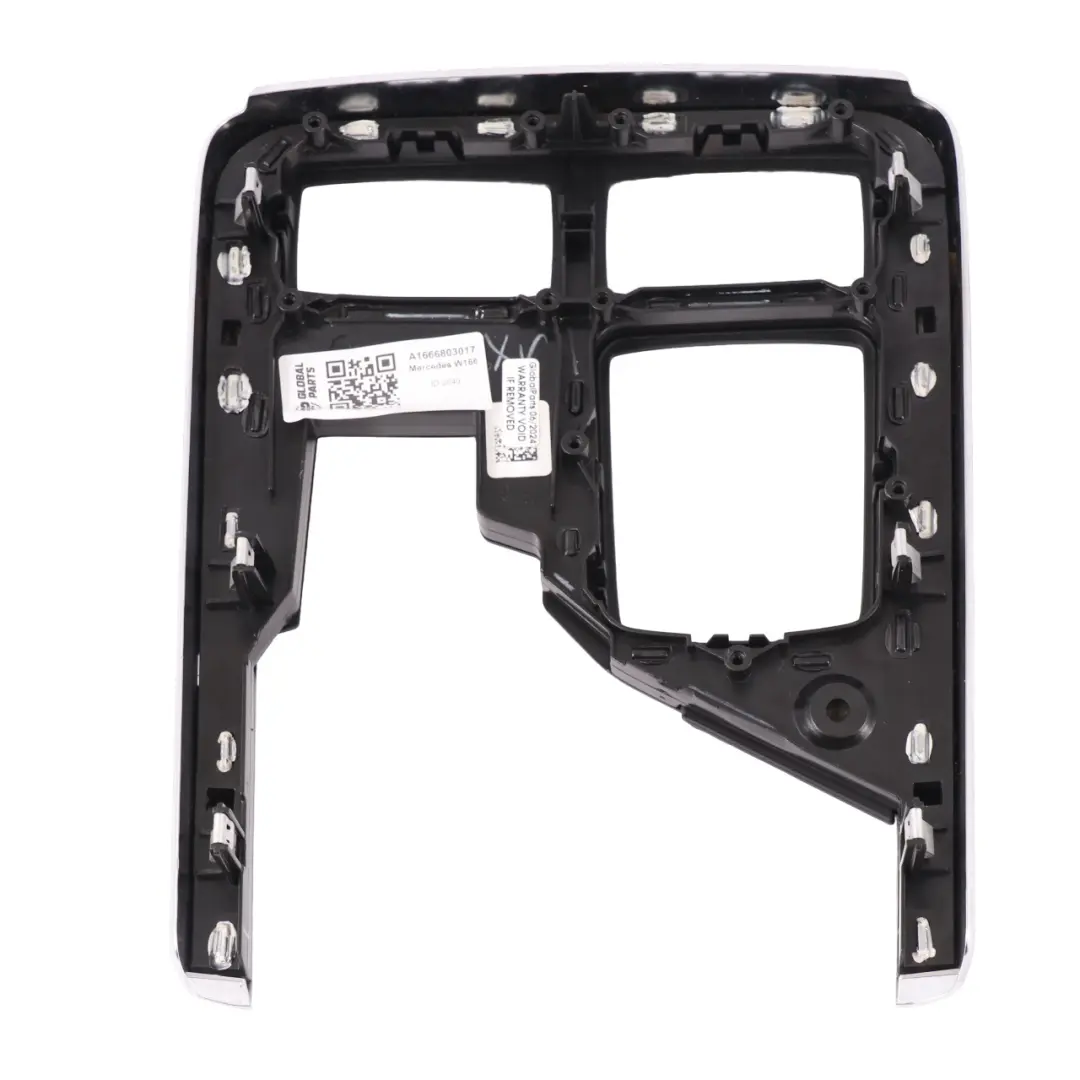 Centre Console Panel Cover Frame Front Trim to Mercedes ML W166 with Part number A1666803017 Mercedes ML W166 Centre Console Panel Cover Frame Front Trim - SKU rhd-A1666803017 - Part number A1666803017
