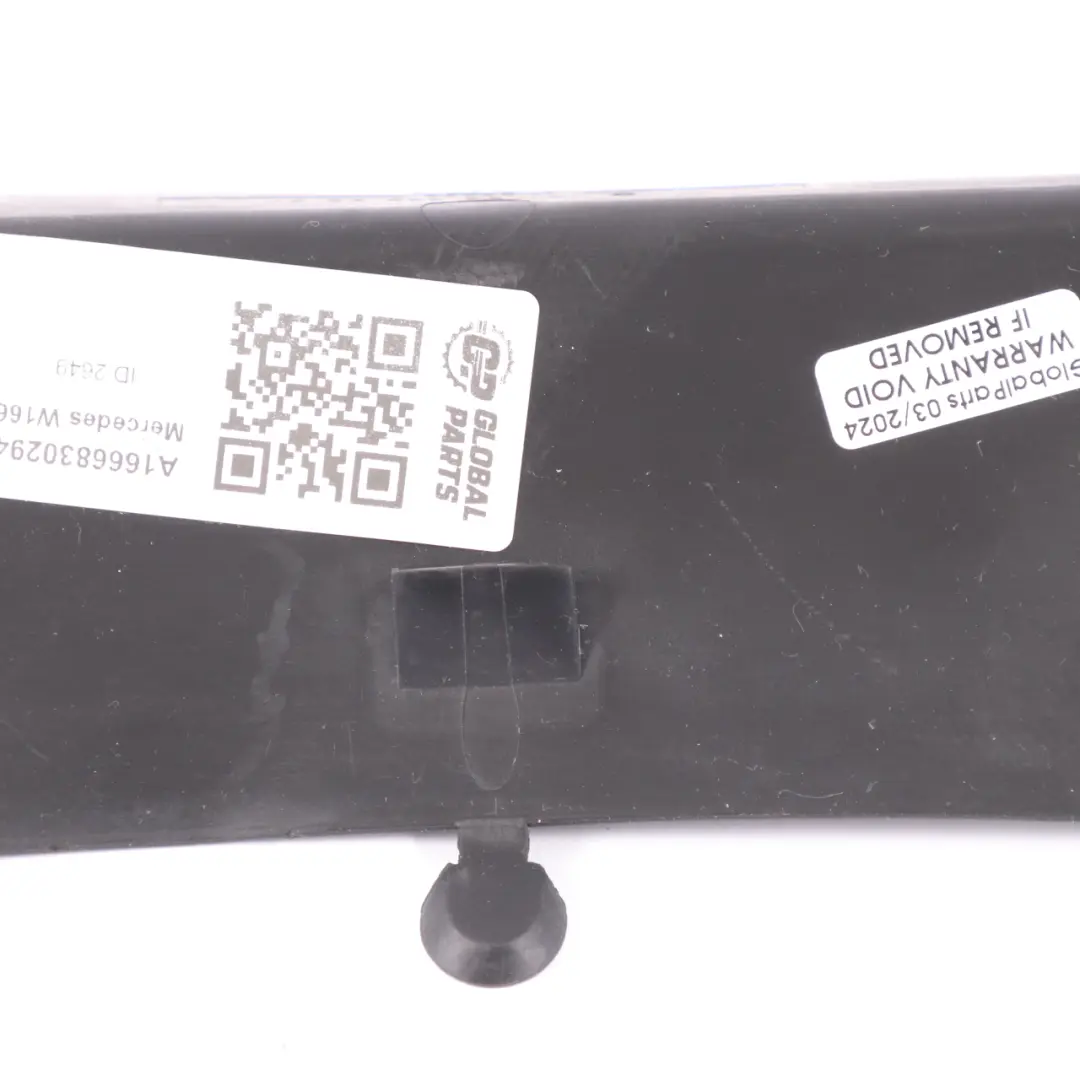  Storage Insert Mercedes ML W166 Center Console Storage Rubber Mat - SKU A1666830294 - Part number A1666830294