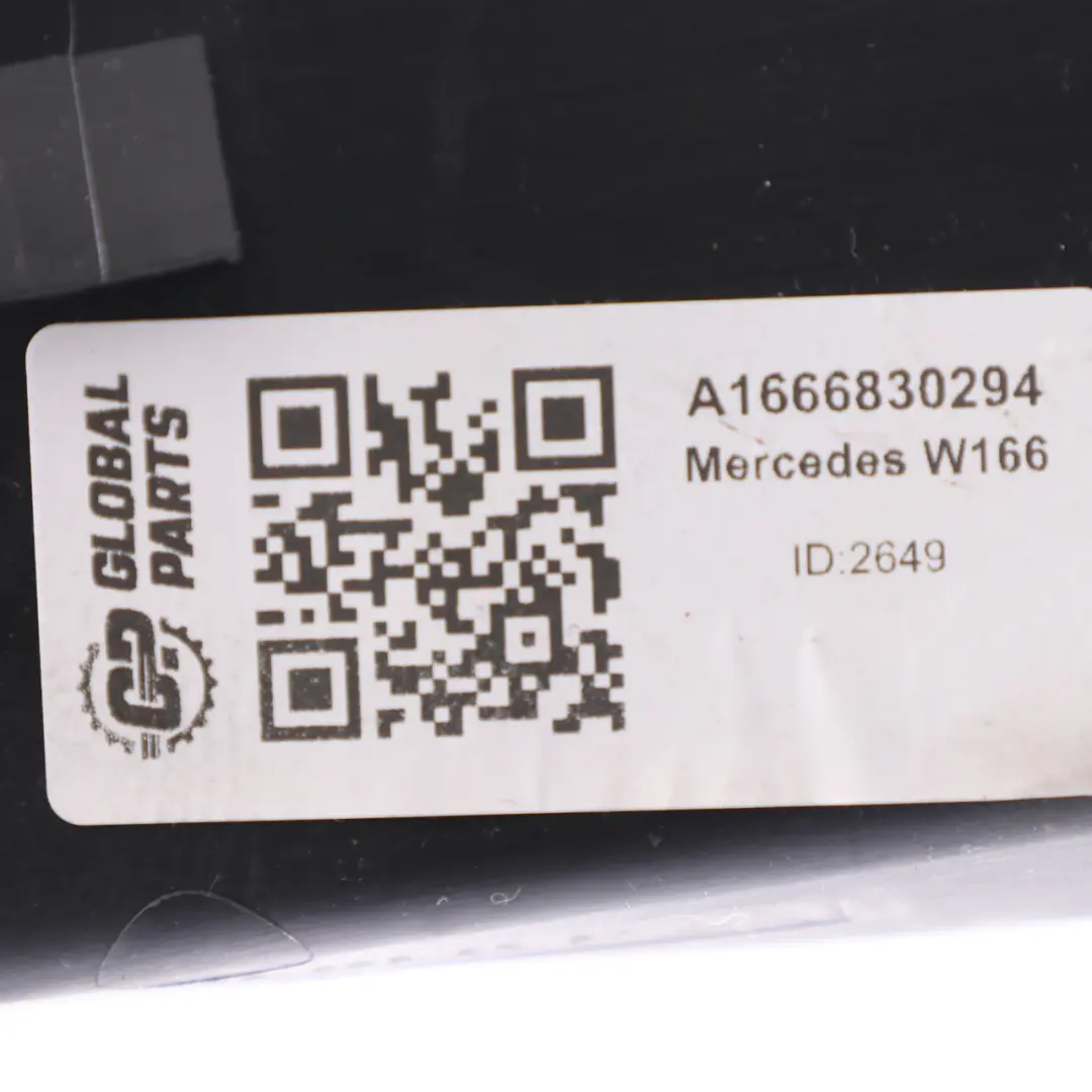  Inserto portaoggetti Mercedes ML W166 Consolle Tappetino in gomma - SKU A1666830294 - Numero di parte A1666830294