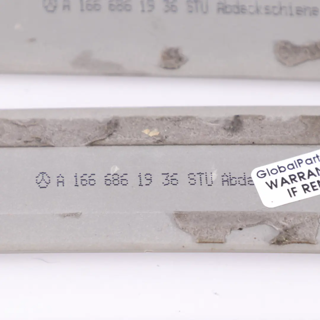 Door Sill Step Plate Entrance Cover Trim Set to Mercedes ML W166 with Part number A1666860436 Mercedes ML W166 Door Sill Step Plate Entrance Cover Trim Set - SKU A1666860436-1 - Part number A1666860436