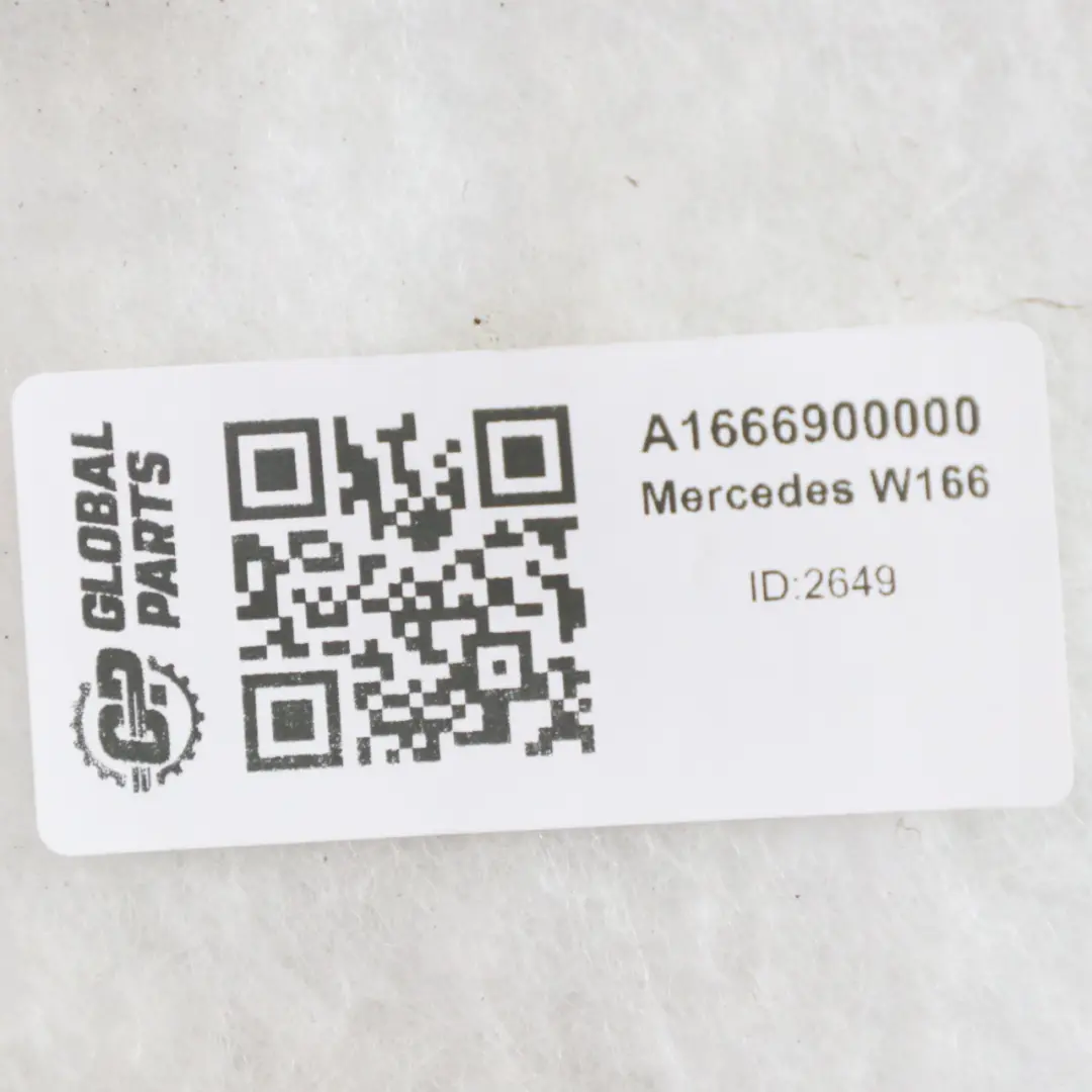  Scheda bagagliaio Mercedes ML W166 Rivestimento pannello laterale destro Nero - SKU A1666900000 - Numero di parte A1666900000