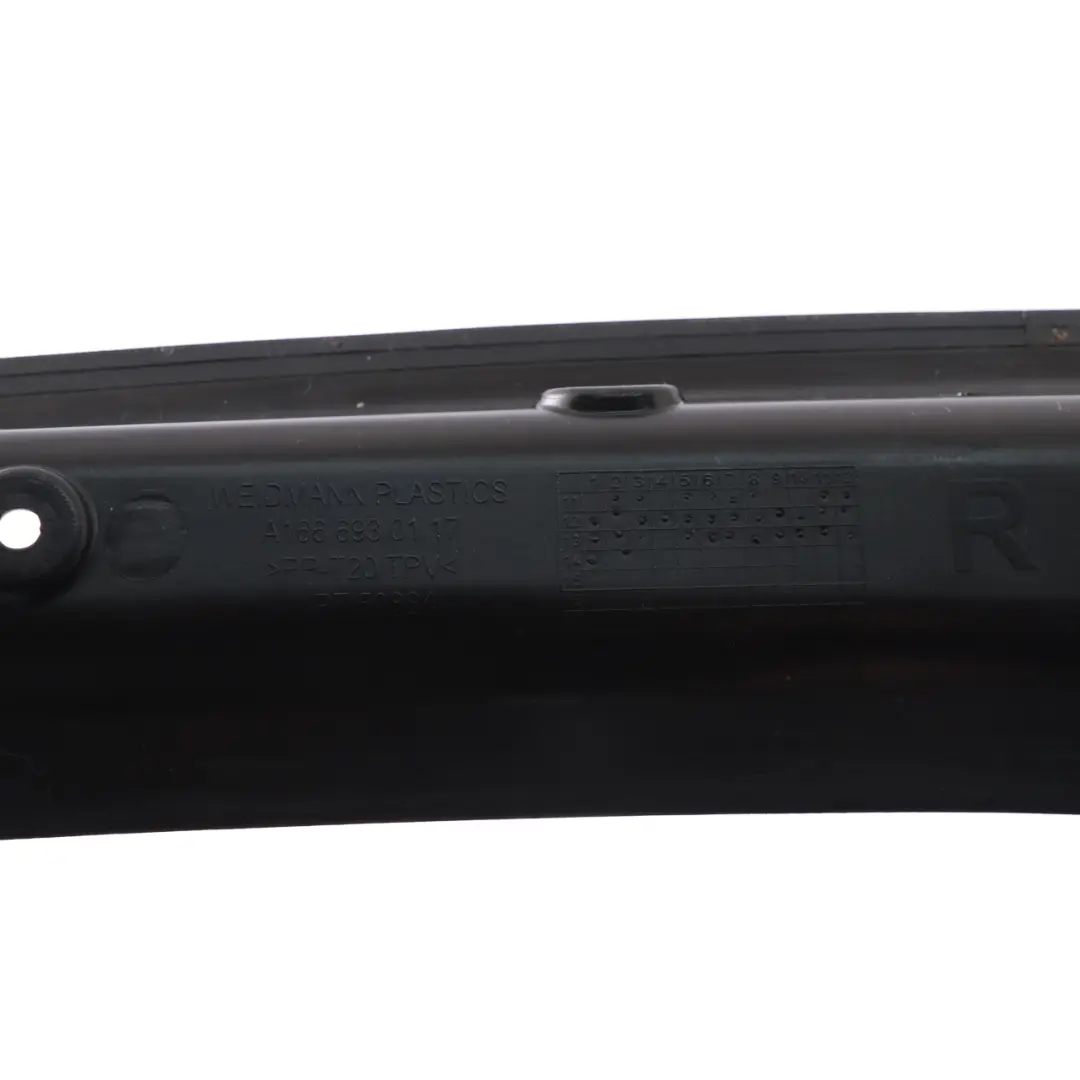  D-Pillar Cover Mercedes W166 Rear Right O/S Column D Trim Black - SKU A1666930117 - Part number A1666930117