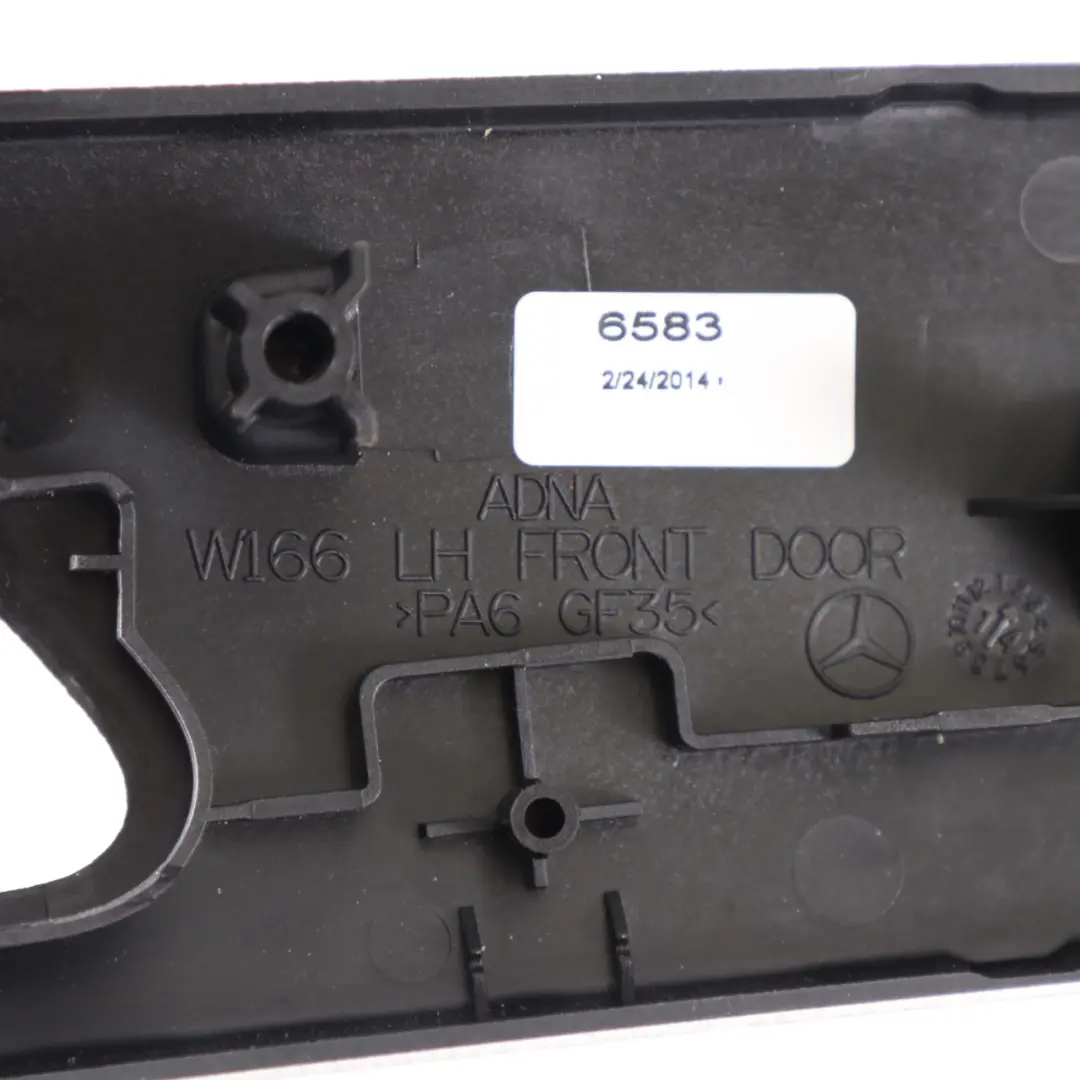 Mercedes ML W166 Front Door Strip Left N/S Interior Decor Trim - SKU A1667200922 - Part number A1667200922