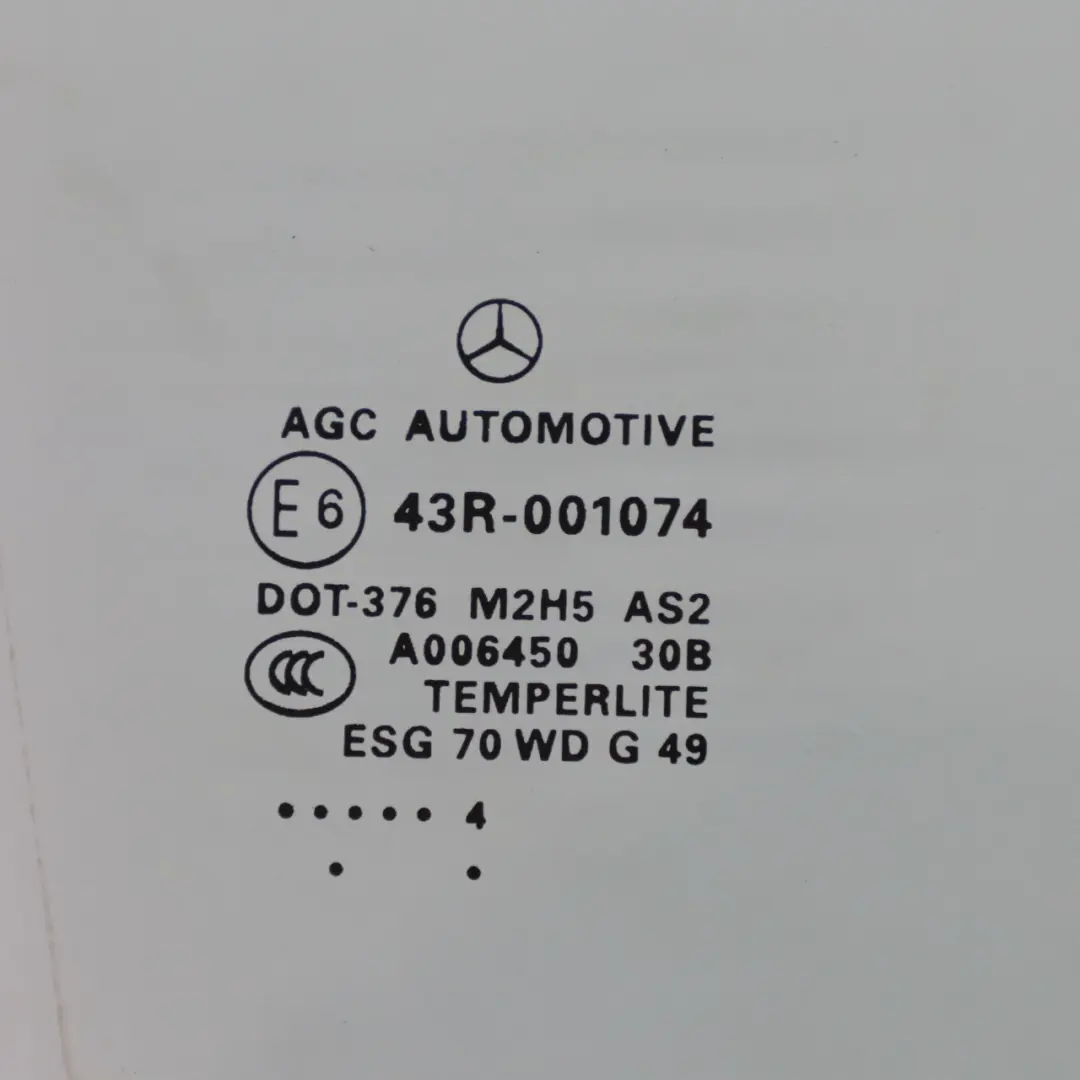  Finestrino porta Mercedes ML W166 Porta anteriore destra Finestrino vetro AS2 - SKU A1667251410 - Numero di parte A1667251410