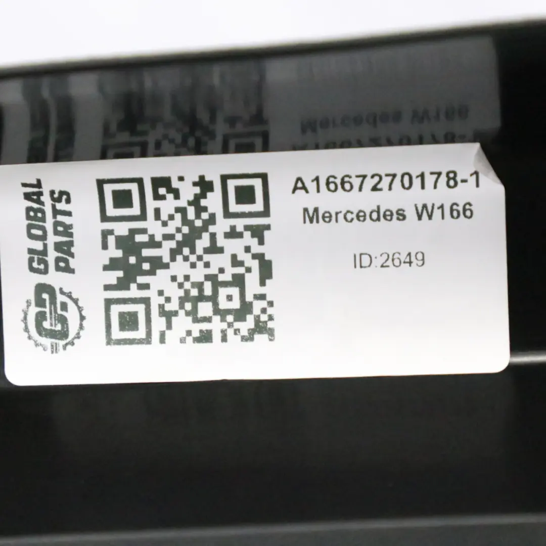  Fensterrahmen Mercedes ML W166 Vordertür Links Verkleidung Schwarz - SKU A1667270178-1 - Teilenummer A1667270178