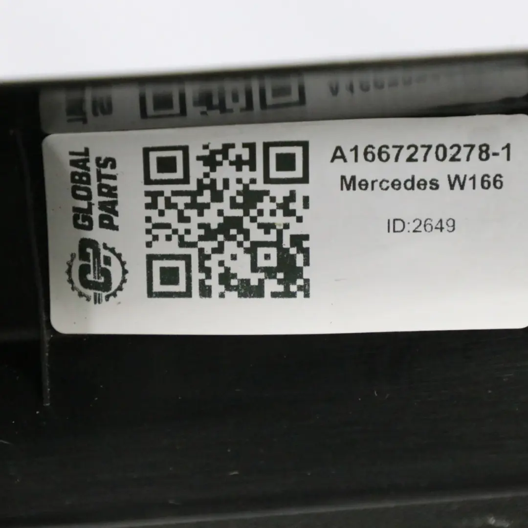  Cadre de Fenêtre Mercedes ML W166 Porte Avant Droite Garniture Noir - SKU A1667270278-1 - Numéro de pièce A1667270278