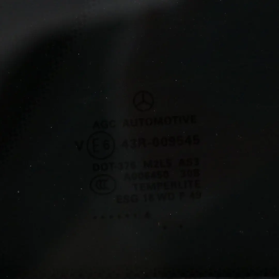  Door Window Mercedes ML W166 Rear Door Fixed Tinted AS3 - SKU A1667301655 - Part number A1667301655