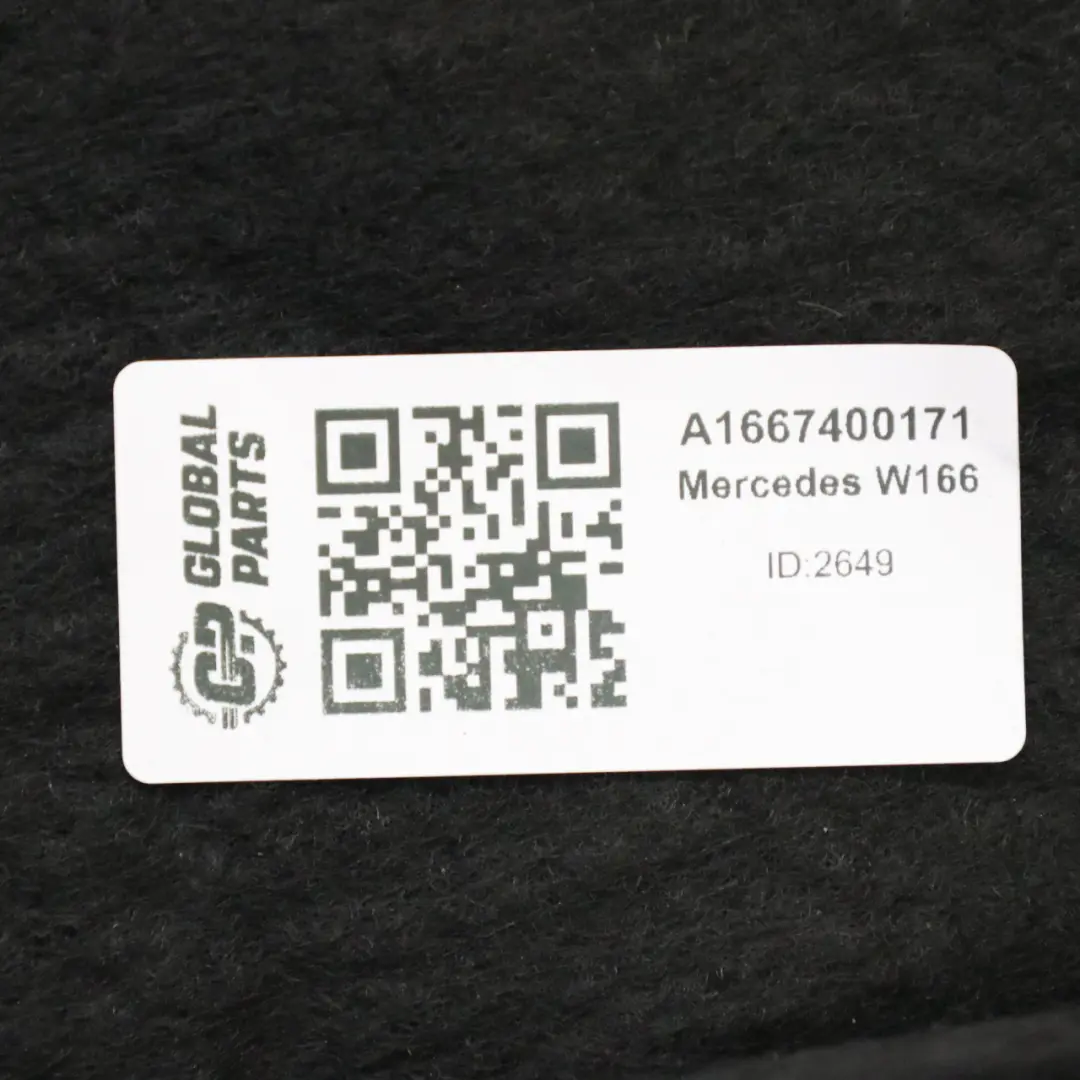  Window Frame Mercedes ML W166 Trunk Lid Inner Trim Left Grey - SKU A1667400171 - Part number A1667400171
