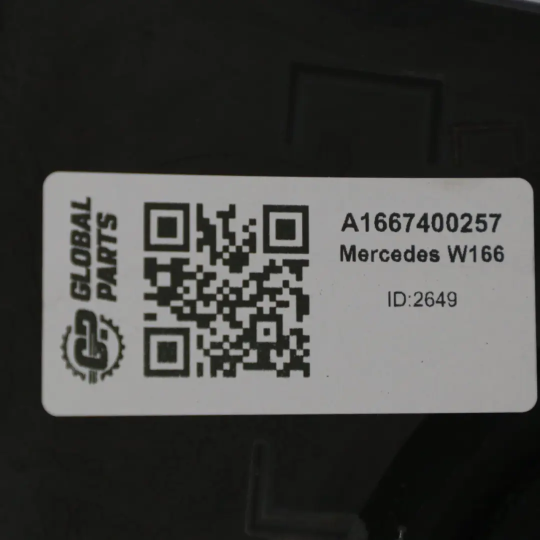 Rear Window Mercedes ML W166 Trunk Lid Glass Window Tinted Black AS3 - SKU A1667400257 - Part number A1667400257