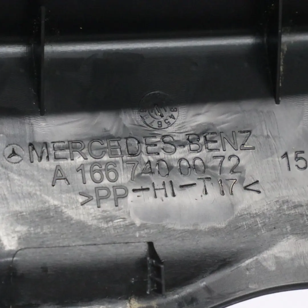 Mercedes ML W166 Uchwyt Listwa Klapy Bagażnika Czarna - SKU A1667400572 - Numer Części A1667400572
