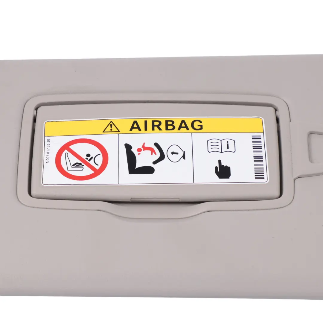  Pare-soleil Mercedes ML W166 Cache intérieur pare-soleil gauche gris - SKU A1668100110 - Numéro de pièce A1668100110
