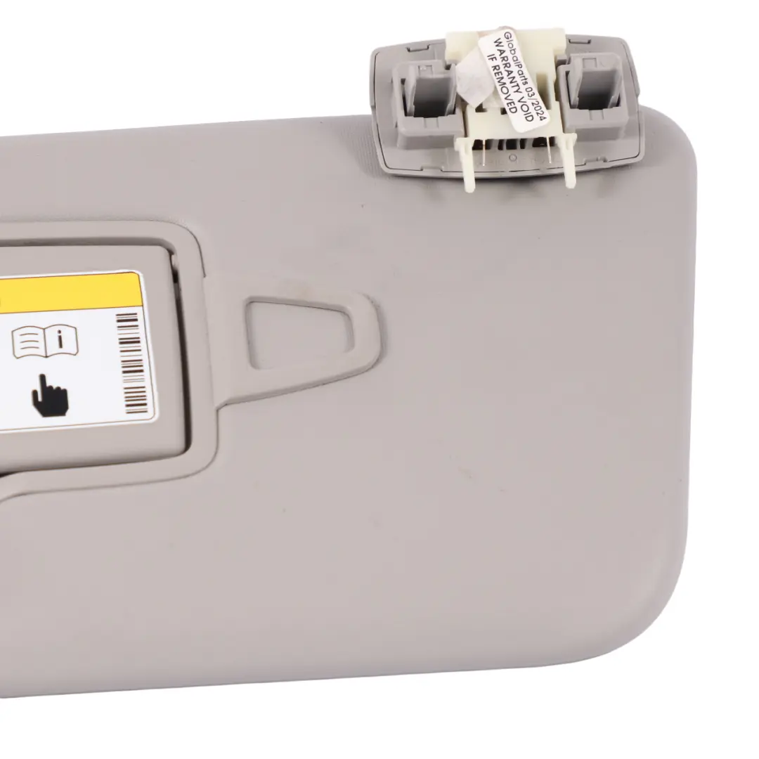  Pare-soleil Mercedes ML W166 Cache intérieur pare-soleil gauche gris - SKU A1668100110 - Numéro de pièce A1668100110