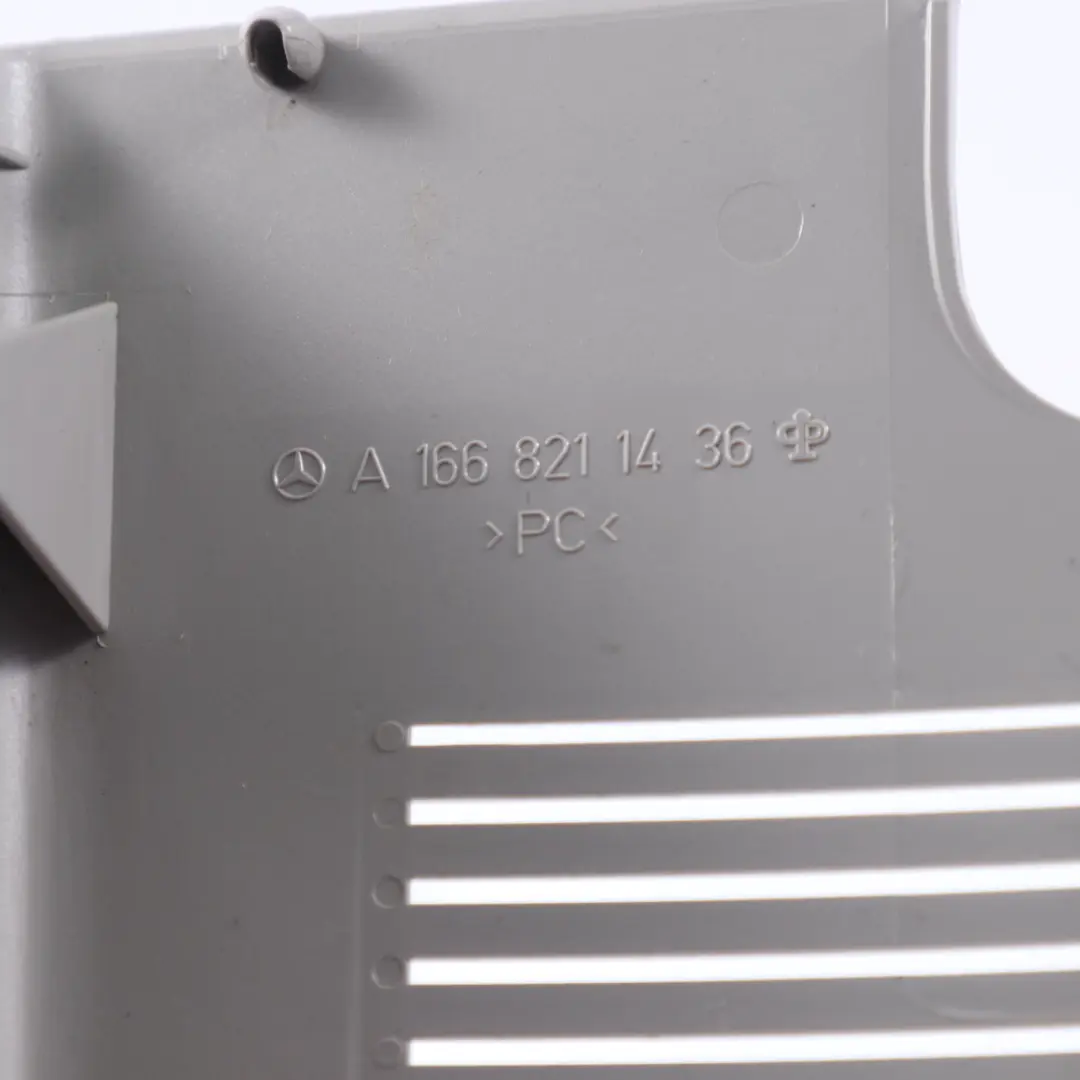  Embellecedor parabrisas Mercedes ML W166 Cubierta para sensor luz lluvia Gris - SKU A1668211436 - Número de pieza A1668211436