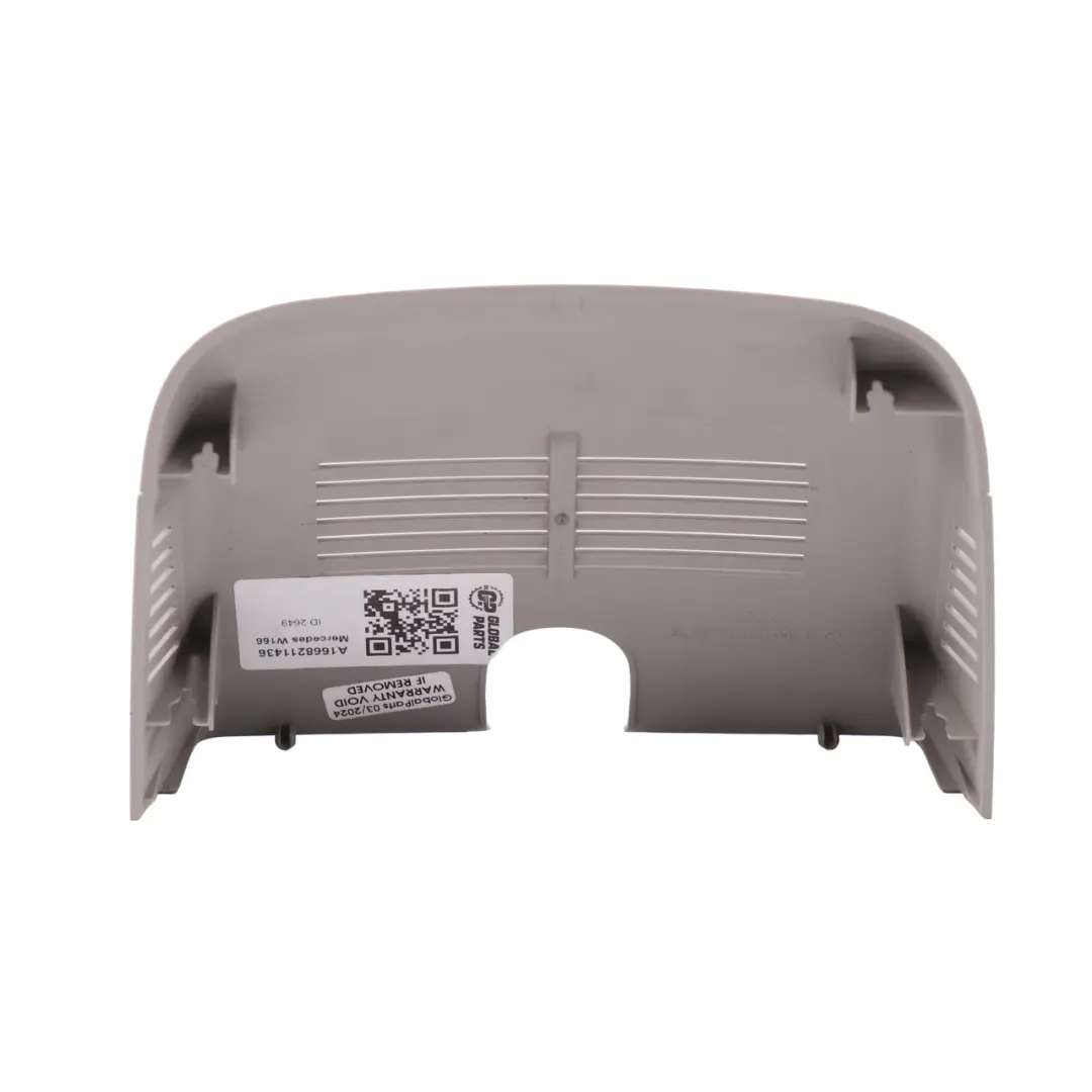 Rivestimento parabrezza Mercedes ML W166 Copertura sensore luce pioggia Grigio - SKU A1668211436 - Numero di parte A1668211436