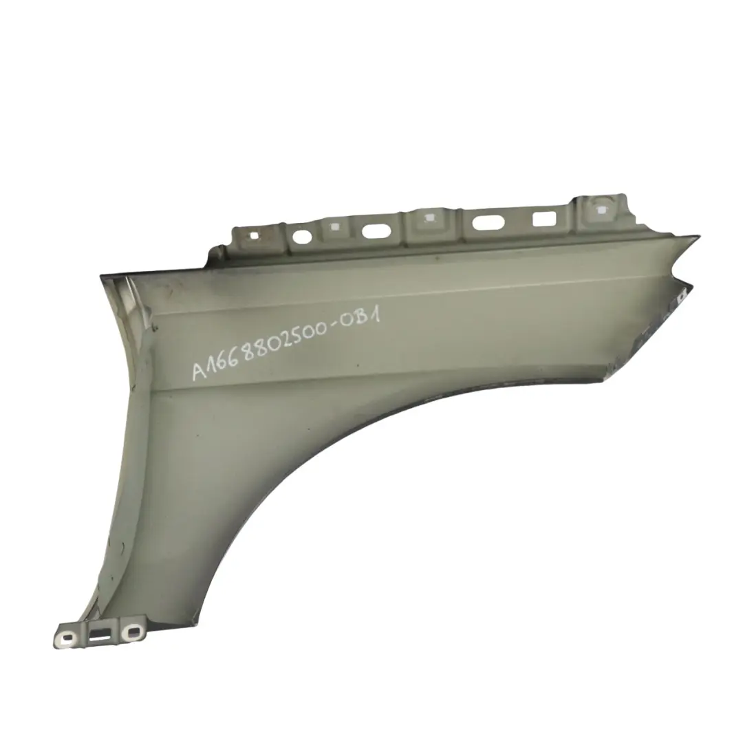 Mercedes W166 Side Panel Front Left N/S Fender Obsidian Black - 197 - SKU A1668802500-OB1 - Part number A1668802500