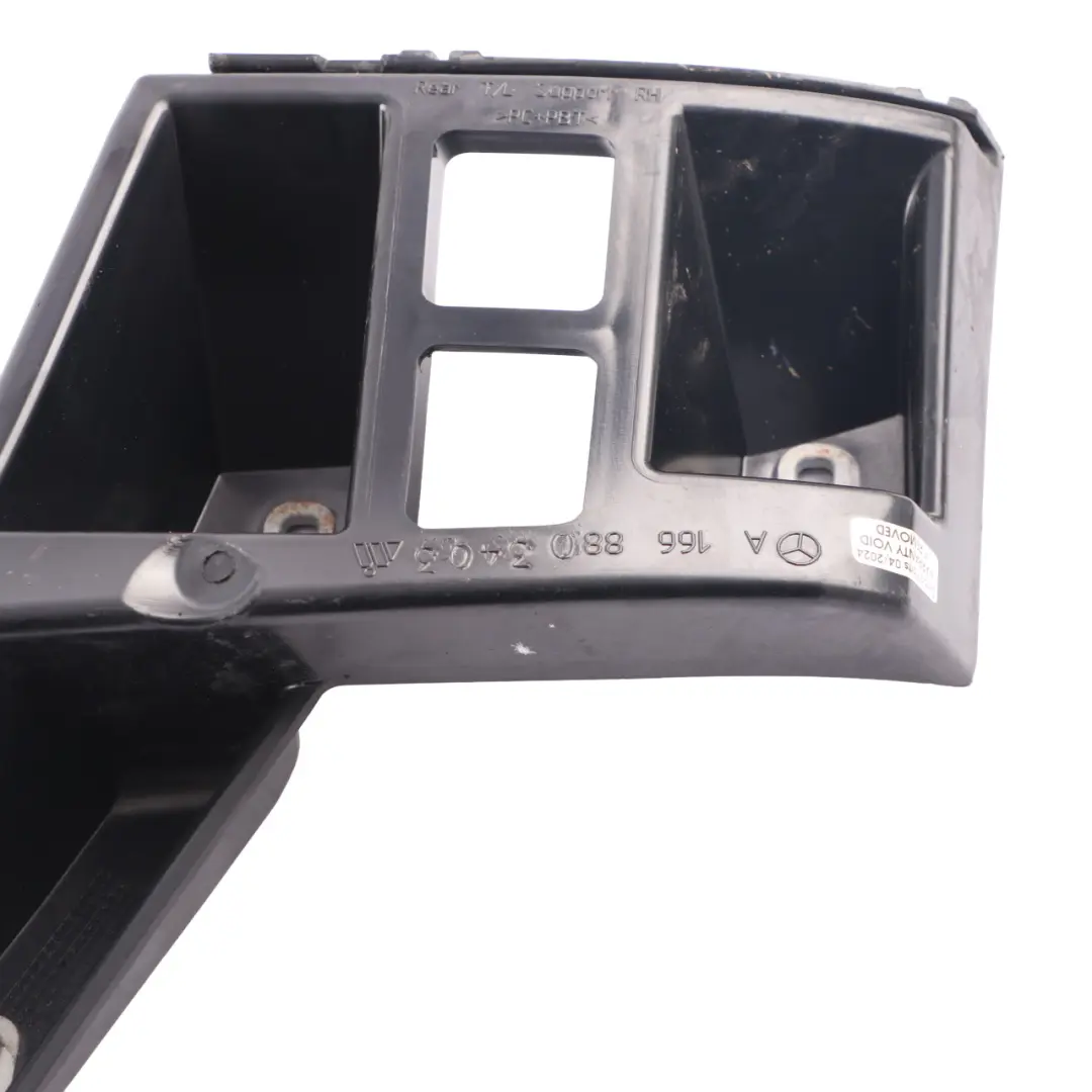  Soporte de parachoques Mercedes ML 350 W166 trasero derecho - SKU A1668803403 - Número de pieza A1668803403
