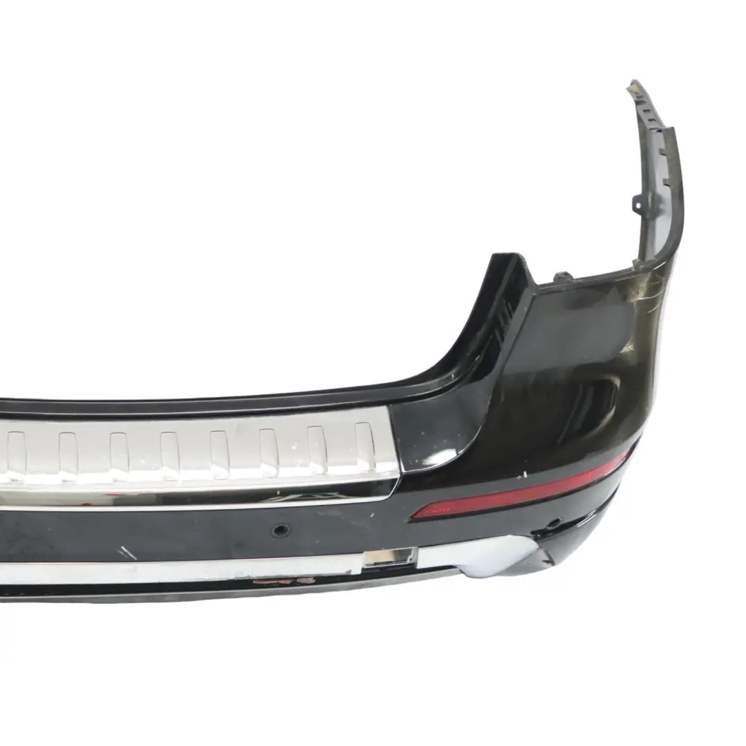 Bumper Rear Trim Panel Covering AMG Obsidian Black Metallic - 197 to Mercedes W166 with Part number A1668804440 Mercedes W166 Bumper Rear Trim Panel Covering AMG Obsidian Black Metallic - 197 - SKU A1668804440-OB - Part number A1668804440