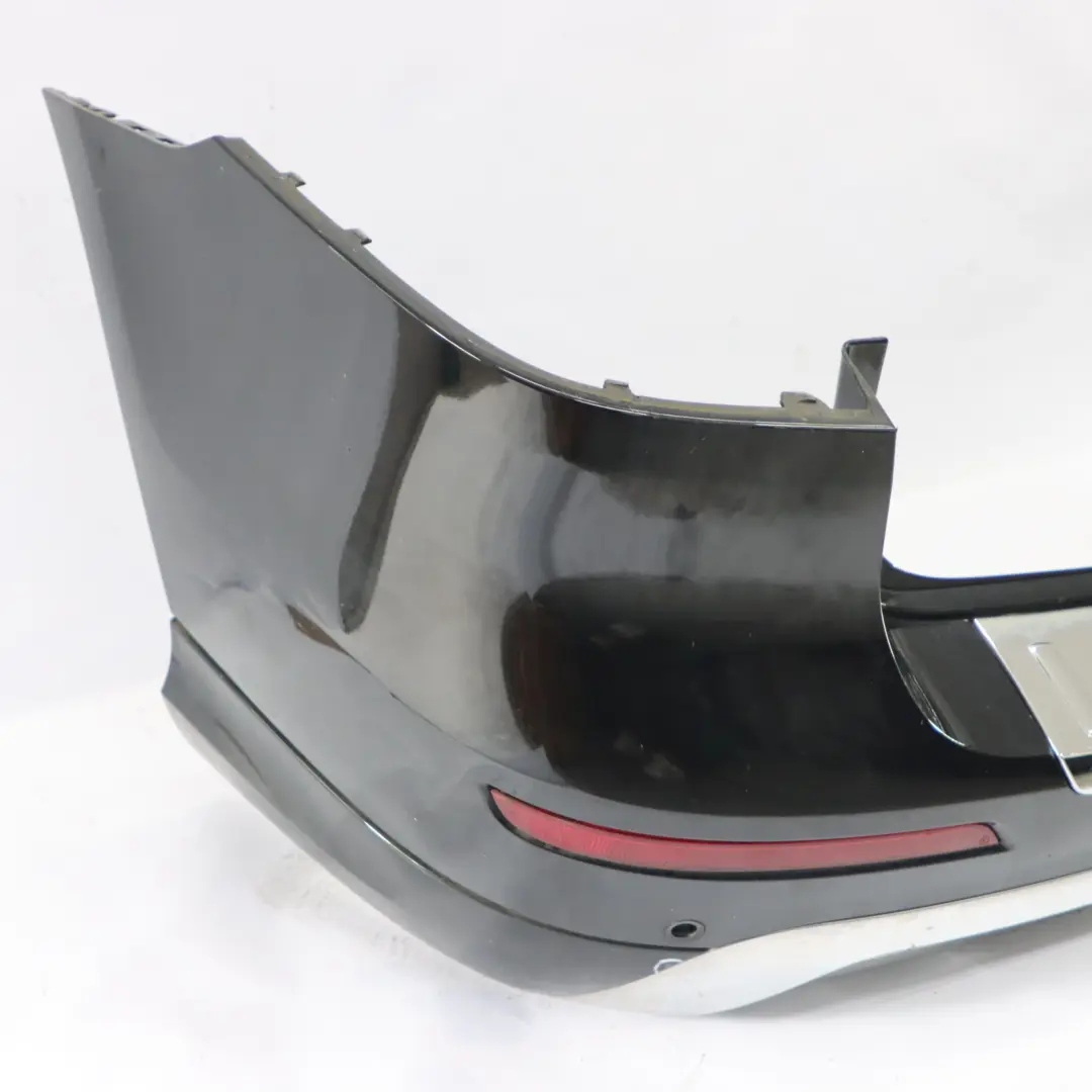 Bumper Rear Trim Panel Covering AMG Obsidian Black Metallic - 197 to Mercedes W166 with Part number A1668804440 Mercedes W166 Bumper Rear Trim Panel Covering AMG Obsidian Black Metallic - 197 - SKU A1668804440-OB - Part number A1668804440