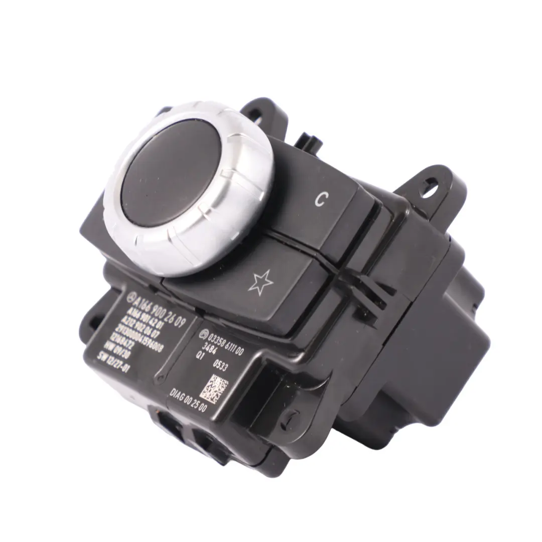 Mercedes W166 Console Switch Panel Sat Navigation Knob Controller - SKU A1669002609 - Part number A1669002609