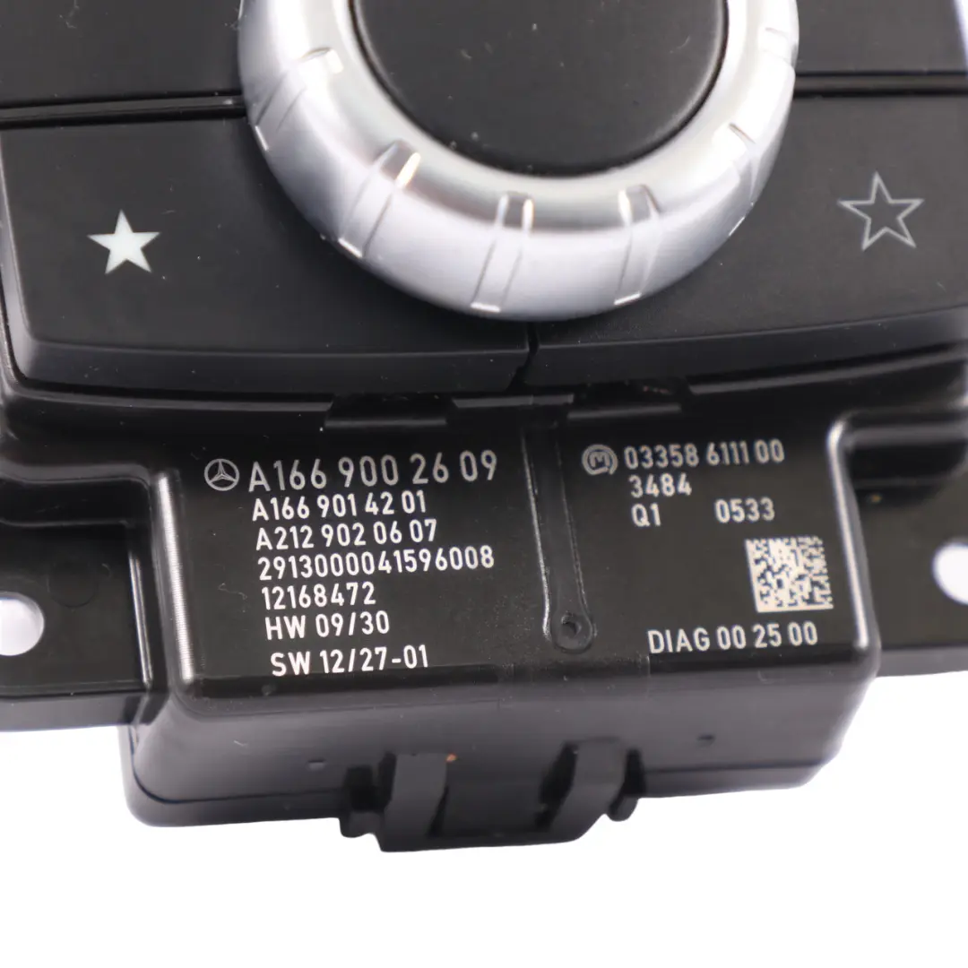 Mercedes W166 Console Commutation Sat Navigation Bouton Contrôleur - SKU A1669002609 - Numéro de pièce A1669002609