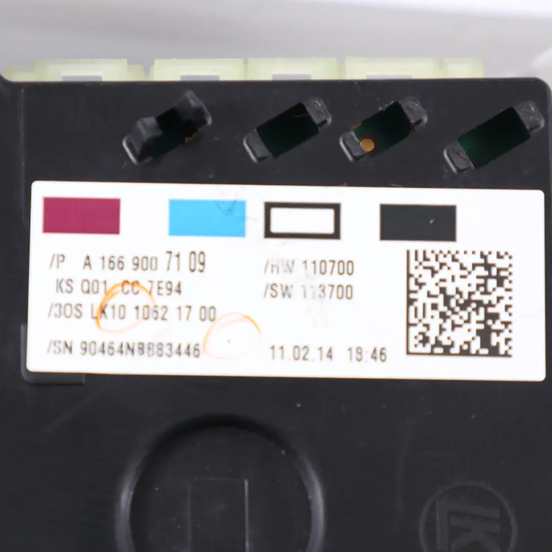 Mercedes ML W166 Luz Techo Lectura Delantera Interruptor Gris - SKU A1669007109 - Número de pieza A1669007109