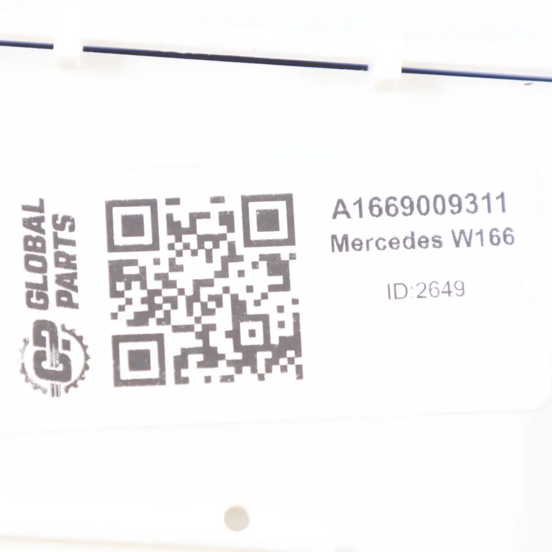  Módulo SAM Mercedes ML W166 Módulo de control eléctrico central - SKU A1669009311 - Número de pieza A1669009311