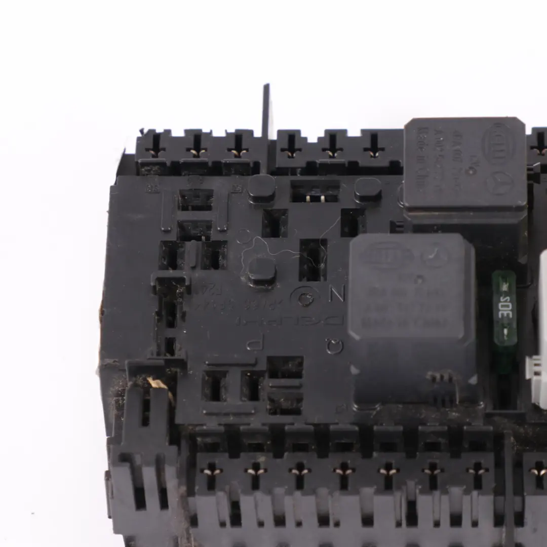 Compartment Relay Module to Relay Box Mercedes ML W166 Engine with Part number A1669063801 Relay Box Mercedes ML W166 Engine Compartment Relay Module - SKU A1669063801 - Part number A1669063801