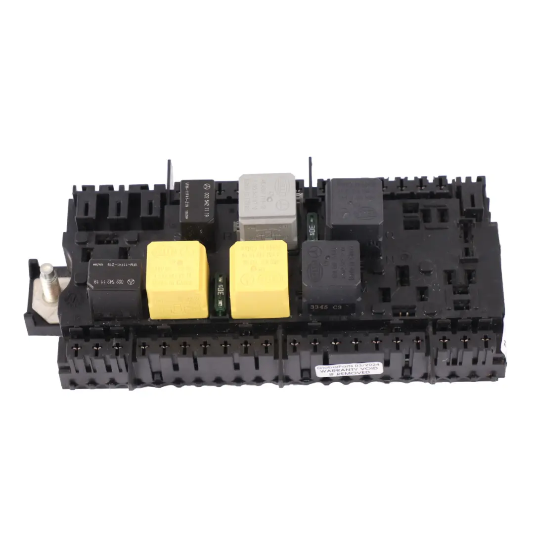 Compartment Relay Module to Mercedes ML W166 Relay Box Engine with Part number A1669063801 Mercedes ML W166 Relay Box Engine Compartment Relay Module - SKU A1669063801 - Part number A1669063801