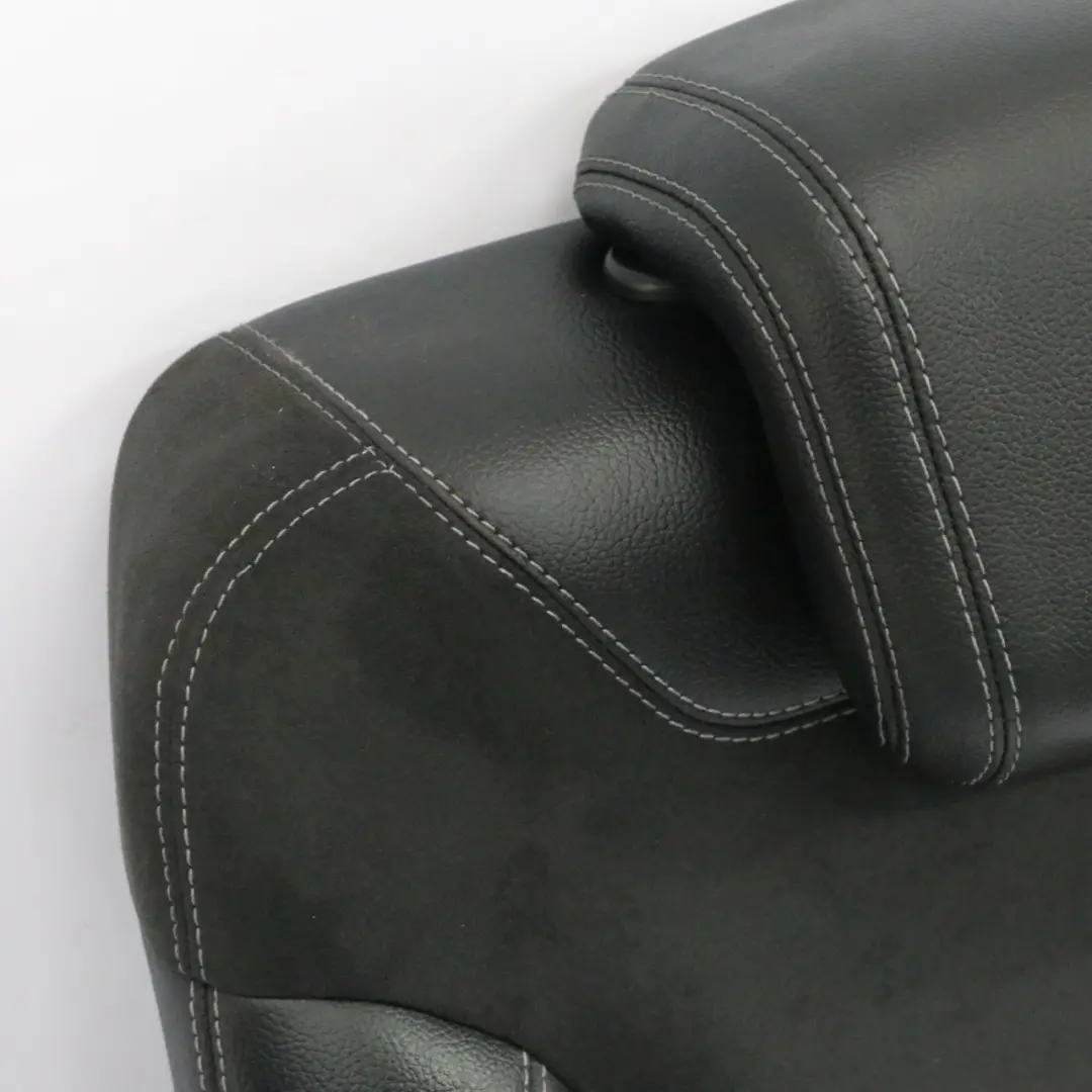 Respaldo Asiento Trasero Derecho Cubre Tela Imitación Cuero para Mercedes W166 con número de pieza A1669201047 Mercedes W166 Respaldo Asiento Trasero Derecho Cubre Tela Imitación Cuero - SKU A1669201047-1 - Número de pieza A1669201047