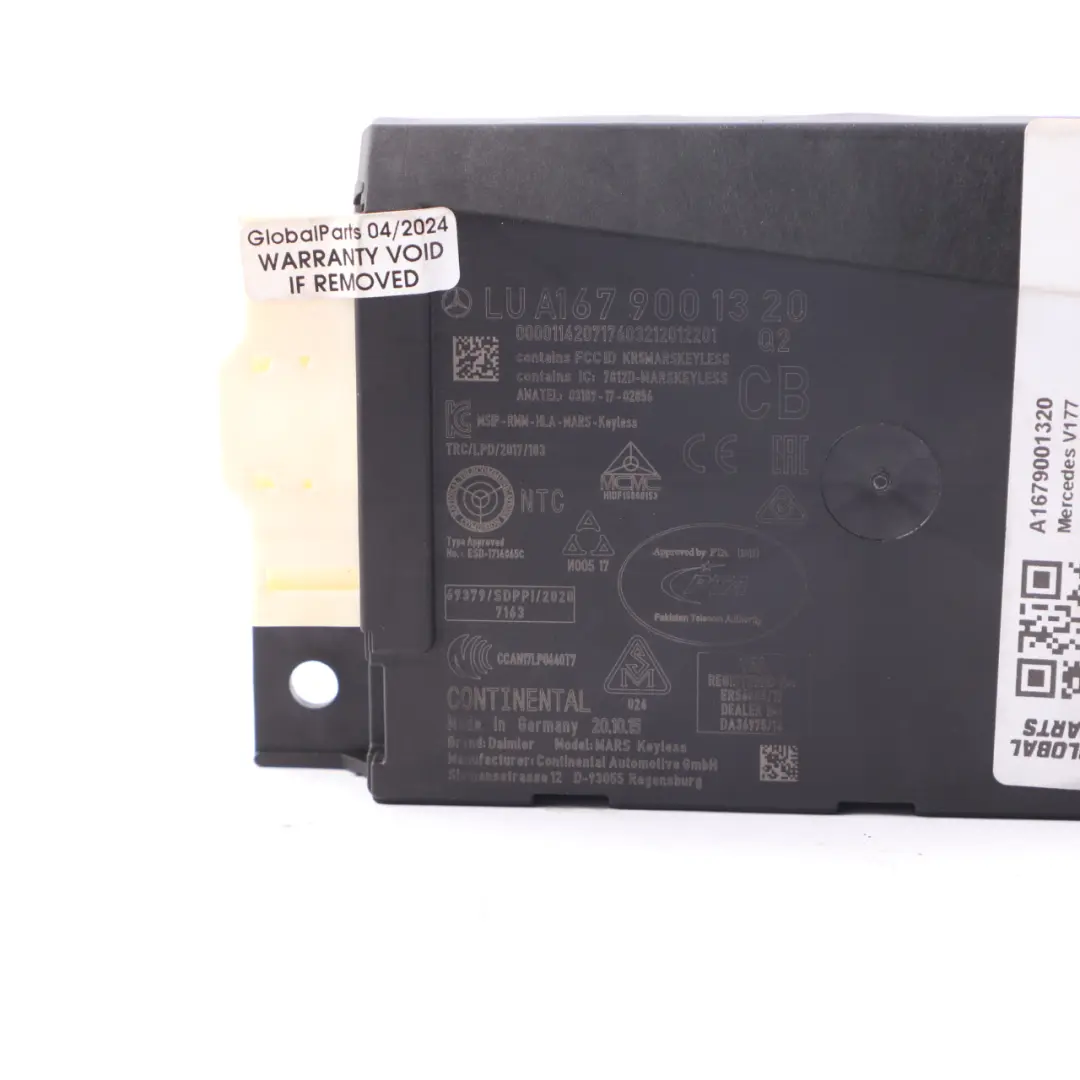 Mercedes V177 Moduł Sterownik - SKU A1679001320 - Numer Części A1679001320