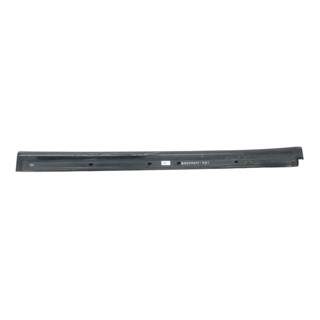 Mercedes W245 Side Skirt Door Sill Cover Right O/S Cosmic Black Metallic - 191 - SKU A1696111608-KB1 - Part number A1696111608