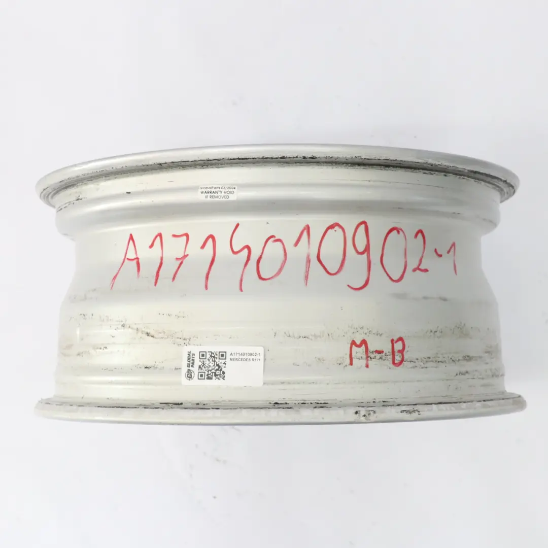 Llanta de aleación plateada Mercedes R171 16" 7J ET:34 7-Hole para con número de pieza A1714010902 Llanta de aleación plateada Mercedes R171 16" 7J ET:34 7-Hole - SKU A1714010902-1 - Número de pieza A1714010902
