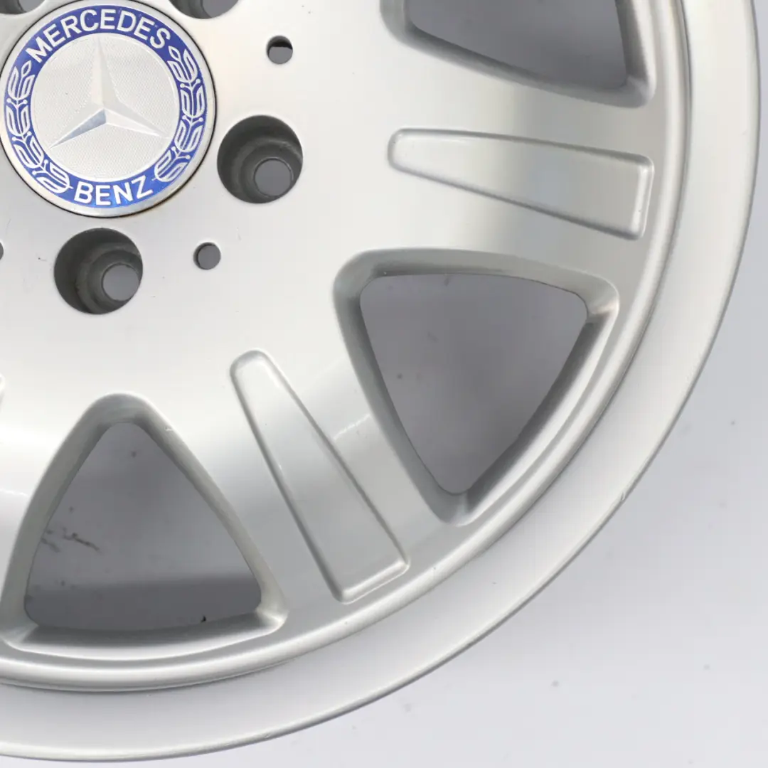 Mercedes R171 Silberne Leichtmetallfelge 16" 7J ET:34 7-Loch - SKU A1714010902-1 - Teilenummer A1714010902