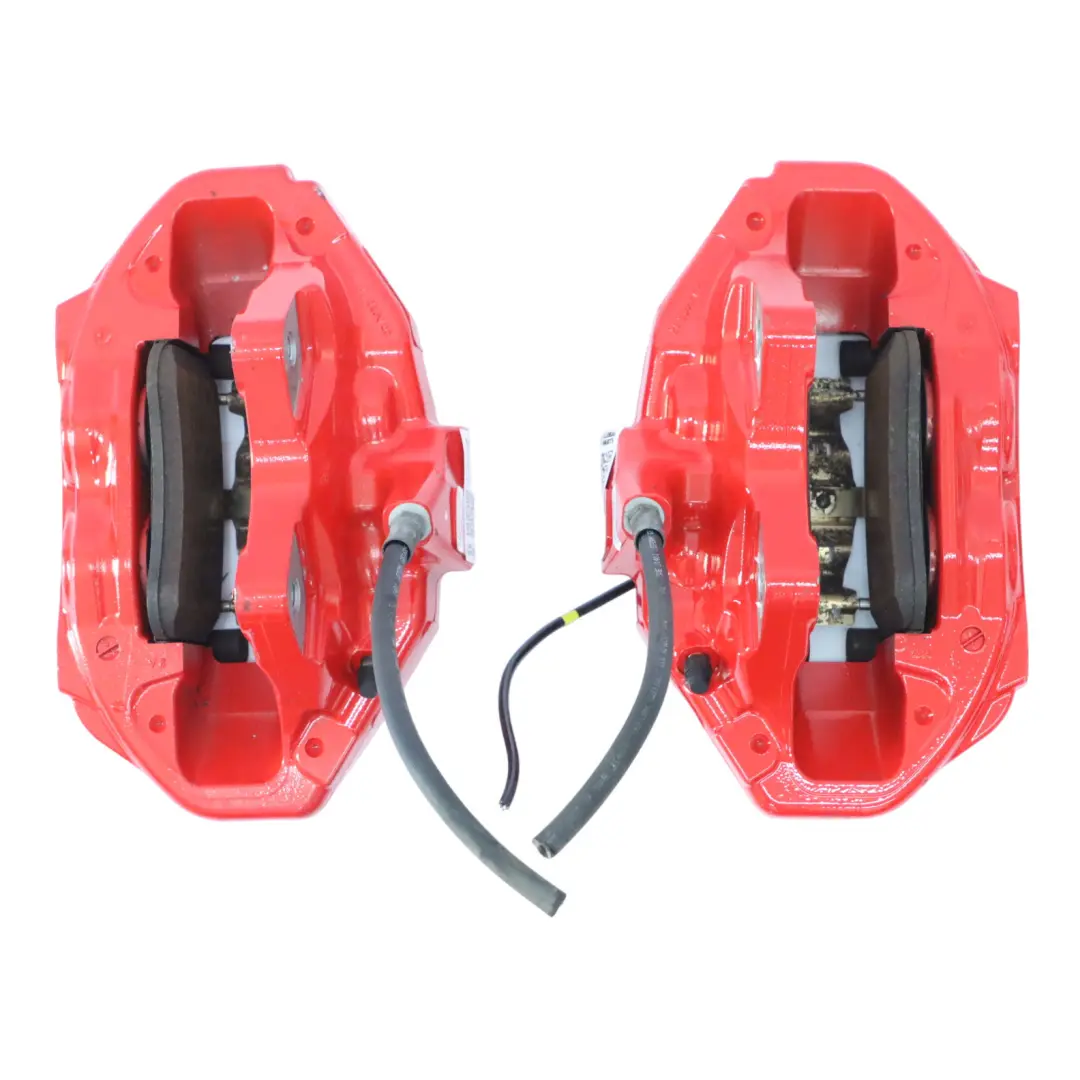  Brake Caliper Mercedes R172 SLC 43 AMG Front Right Left Red Set - SKU A1724211198 - Part number A1724211198