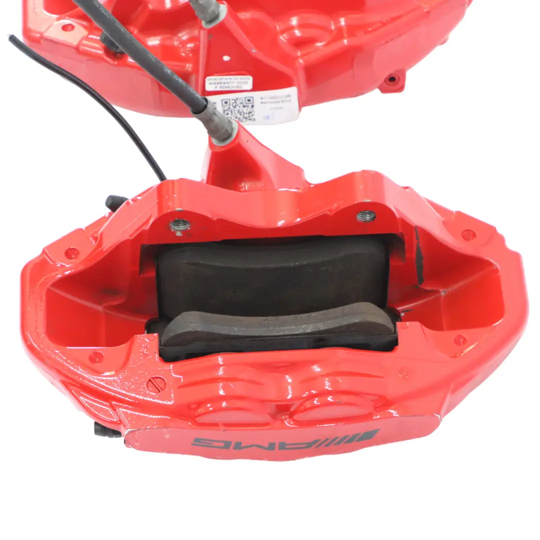  Brake Caliper Mercedes R172 SLC 43 AMG Front Right Left Red Set - SKU A1724211198 - Part number A1724211198
