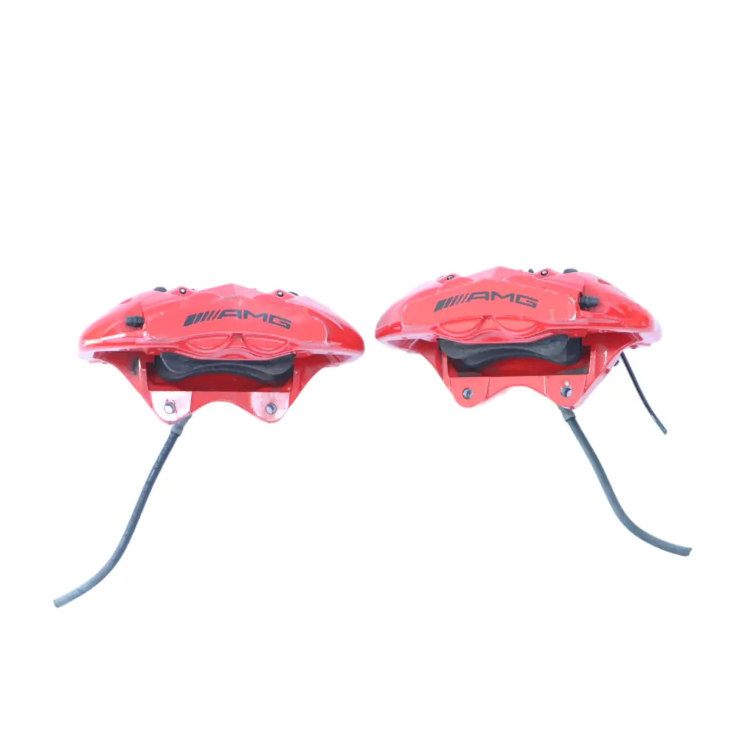 Brake Caliper Mercedes R172 SLC 43 AMG Front Right Left Red Set - SKU A1724211198 - Part number A1724211198