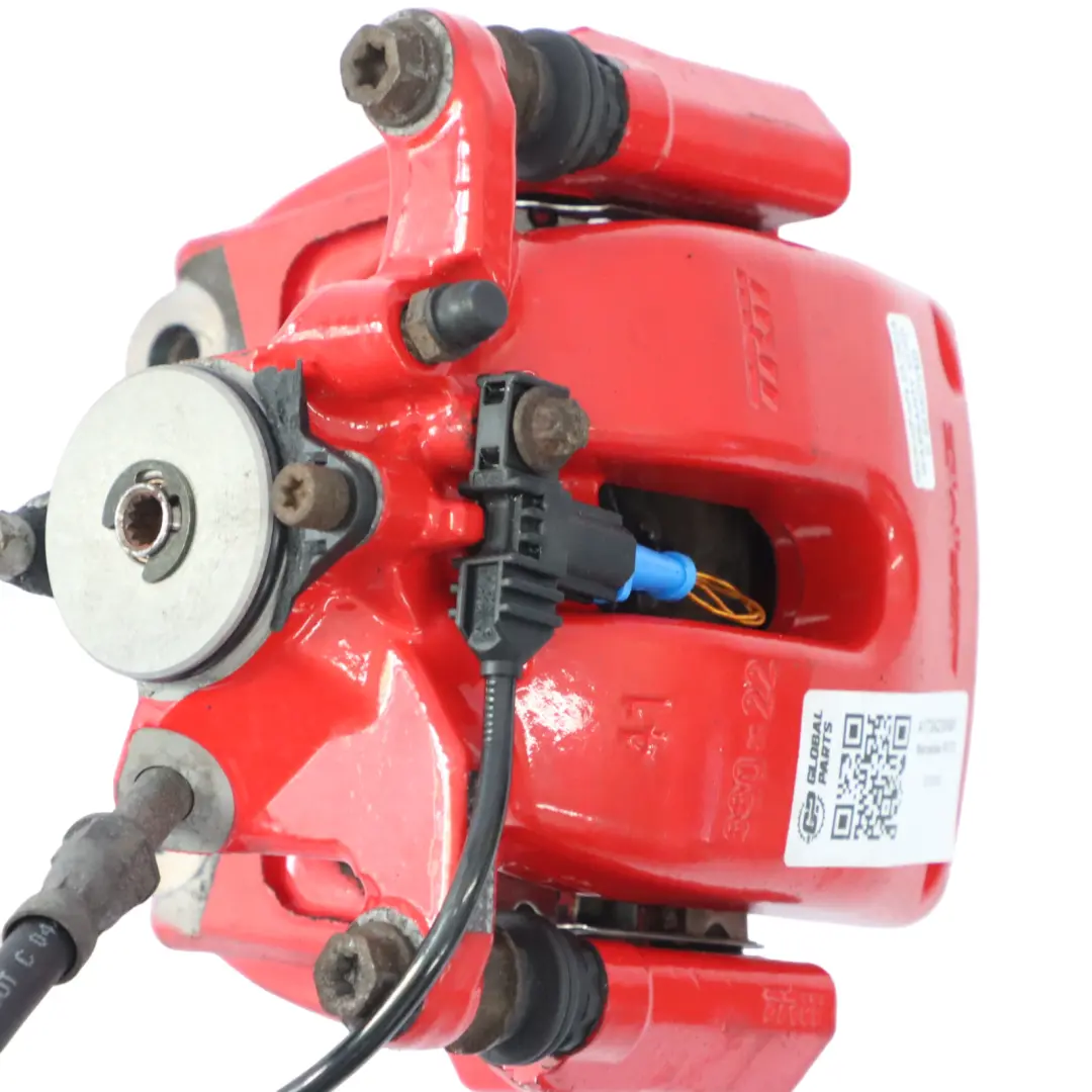 Pinza de freno trasero derecho Rojo 41 para Mercedes SLC 43 AMG R172 con número de pieza A1724230681 Mercedes SLC 43 AMG R172 Pinza de freno trasero derecho Rojo 41 - SKU A1724230681 - Número de pieza A1724230681
