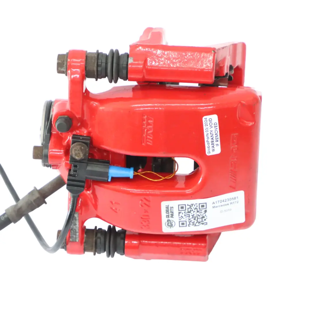 Brake Caliper Right O/S Carrier Red 41 Mercedes SLC 43 AMG R172 Rear - SKU A1724230681 - Part number A1724230681