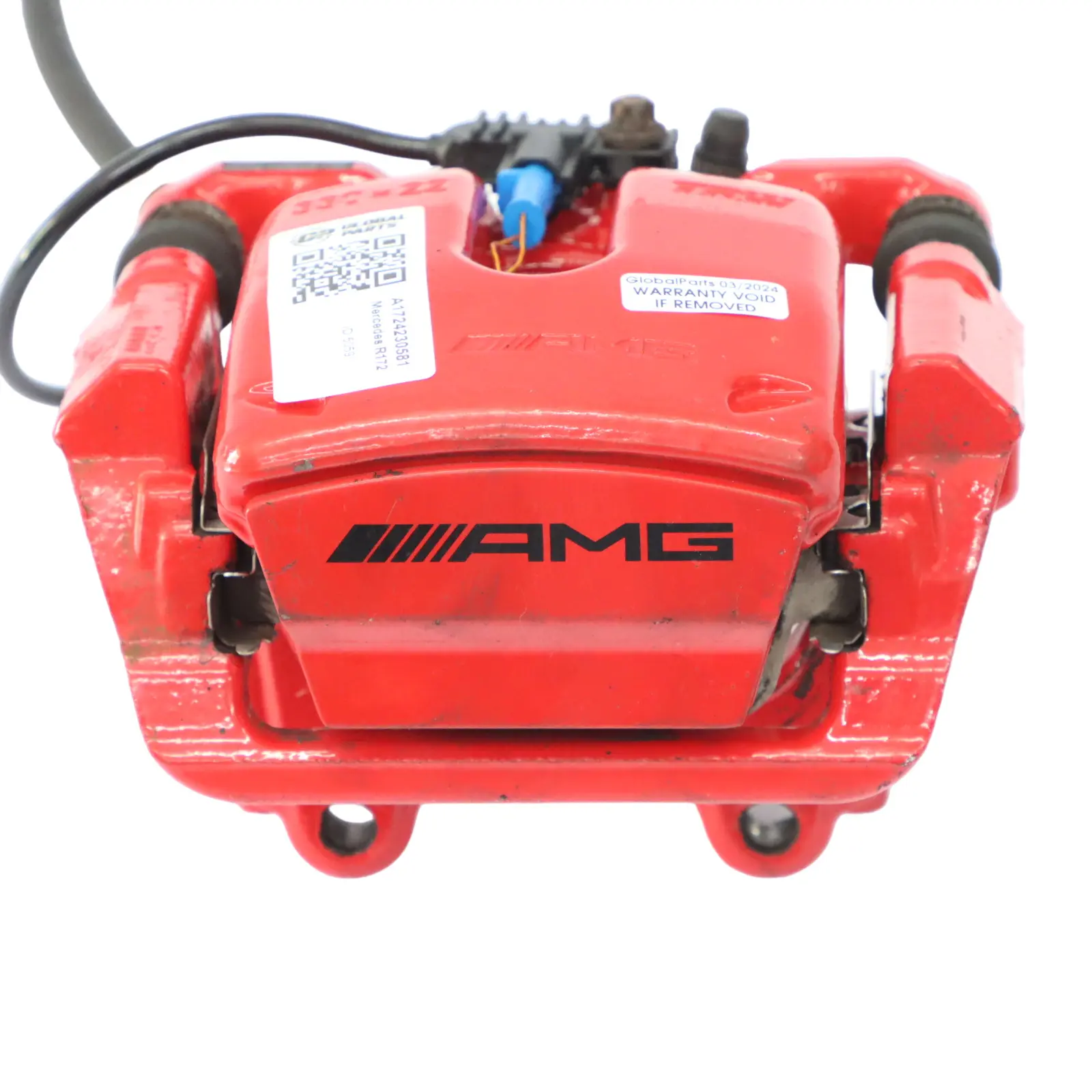 Mercedes SLC 43 AMG R172 Pinza de freno trasero derecho Rojo 41 A1724230681