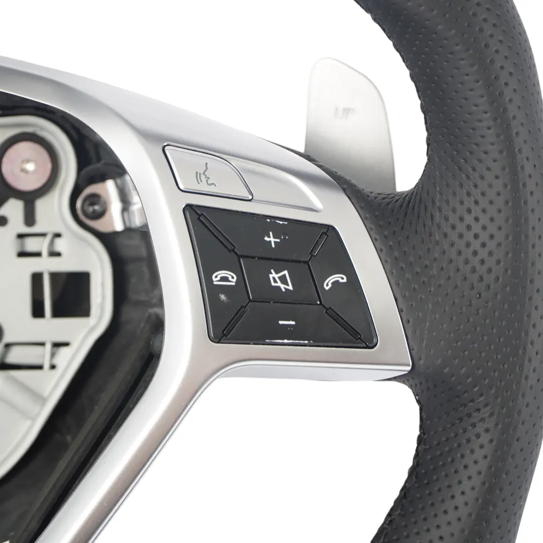 Volante Mercedes W204 C63 AMG W212 NUEVO Cuero Negro Sport Paddle Shift - SKU A1724604503-1 - Número de pieza A1724604503