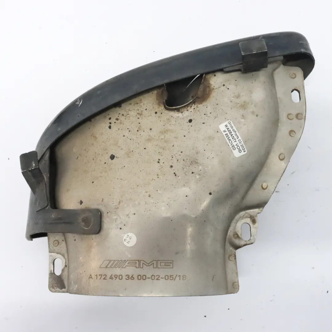  Terminale di scarico Mercedes SLK R172 AMG Tubo scarico destro Nero - SKU A1724903600 - Numero di parte a1724903600