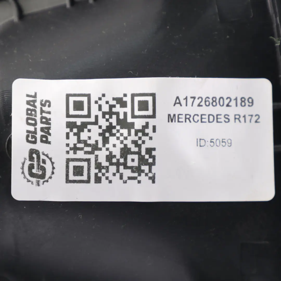 Dashboard Central Trim Panel Cover A1726801289 to Mercedes SLK R172 Roadster with Part number A1726802189 Mercedes SLK R172 Roadster Dashboard Central Trim Panel Cover A1726801289 - SKU A1726802189 - Part number A1726802189