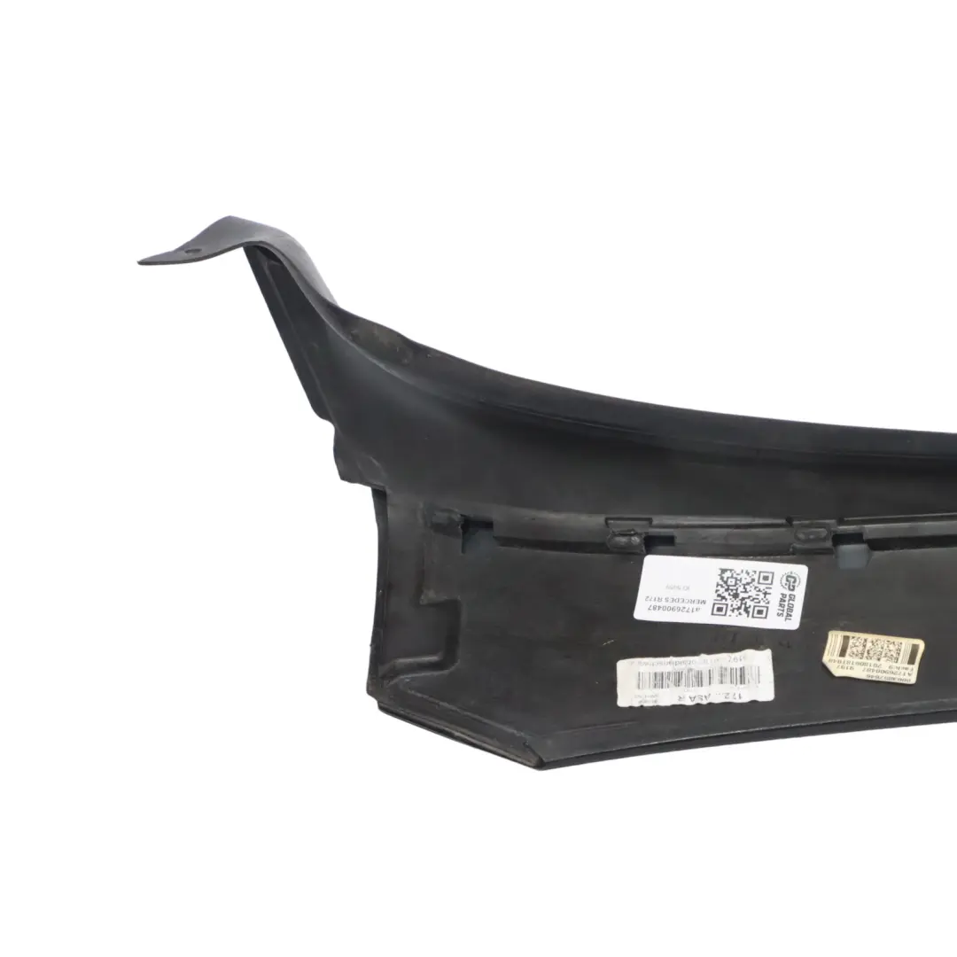 Rivestimento parabrezza anteriore destro striscia nero ossidiana per Mercedes R172 con numero di parte A1726900487 Mercedes R172 Rivestimento parabrezza anteriore destro striscia nero ossidiana - SKU a1726900487-OB - Numero di parte A1726900487