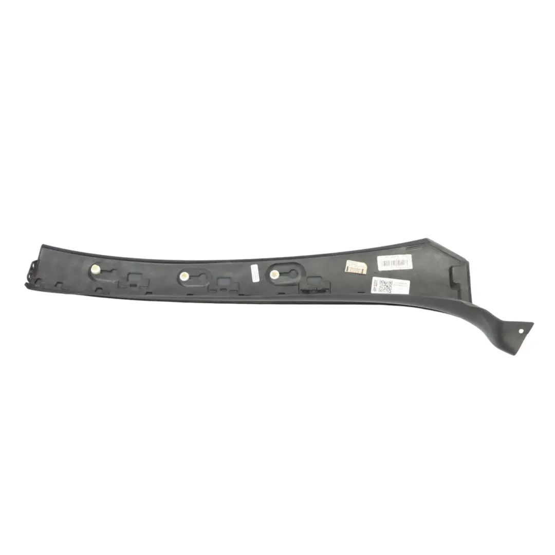 Windschutz scheiben verkleidung vorne rechts Obsidian Schwarz 197 für Mercedes R172 mit Teilenummer A1726900487 Mercedes R172 Windschutz scheiben verkleidung vorne rechts Obsidian Schwarz 197 - SKU a1726900487-OB - Teilenummer A1726900487