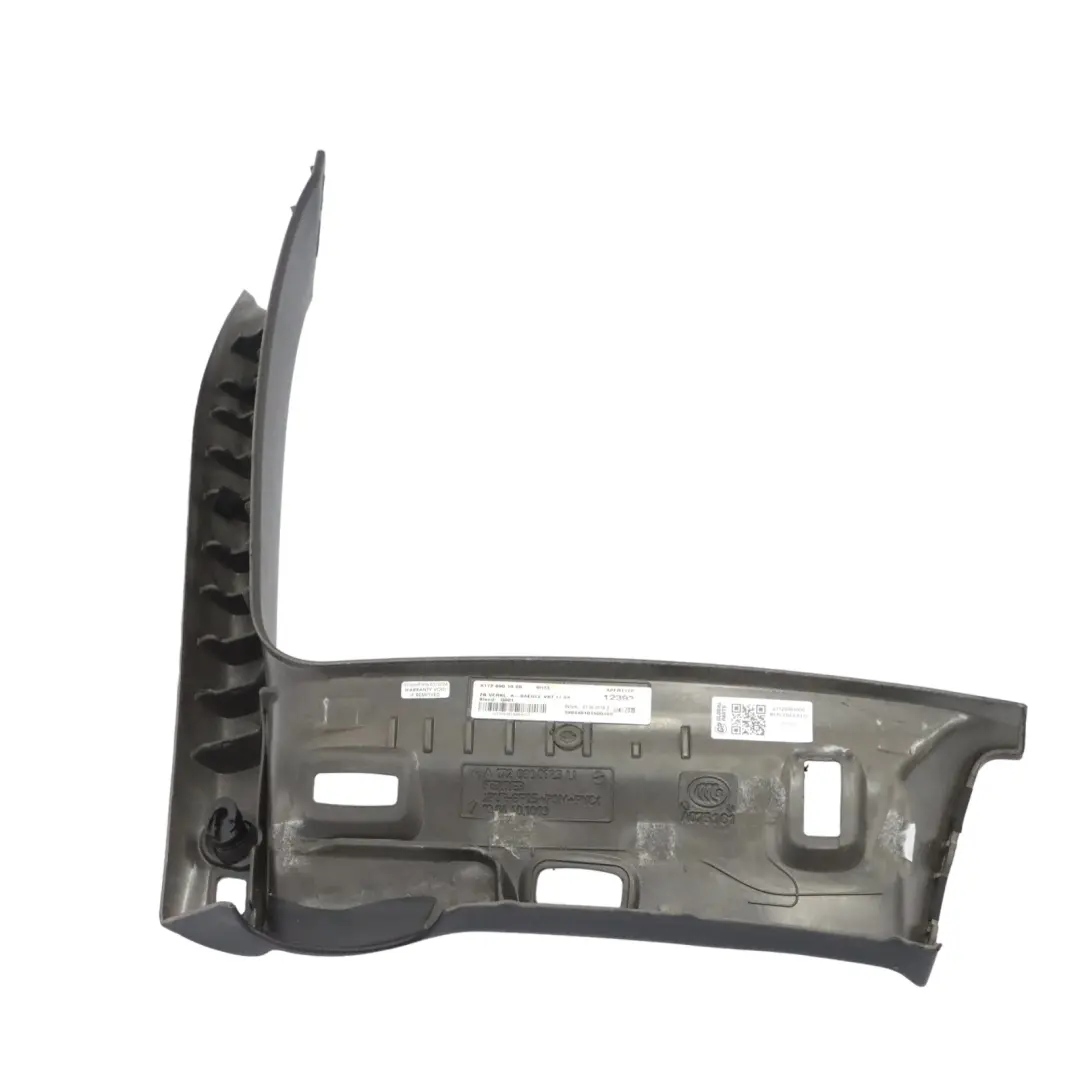 Trim A Colonna interna copertura colonna sinistra Nero per Mercedes R172 con numero di parte A1726901000 Mercedes R172 Trim A Colonna interna copertura colonna sinistra Nero - SKU a1726901000 - Numero di parte A1726901000