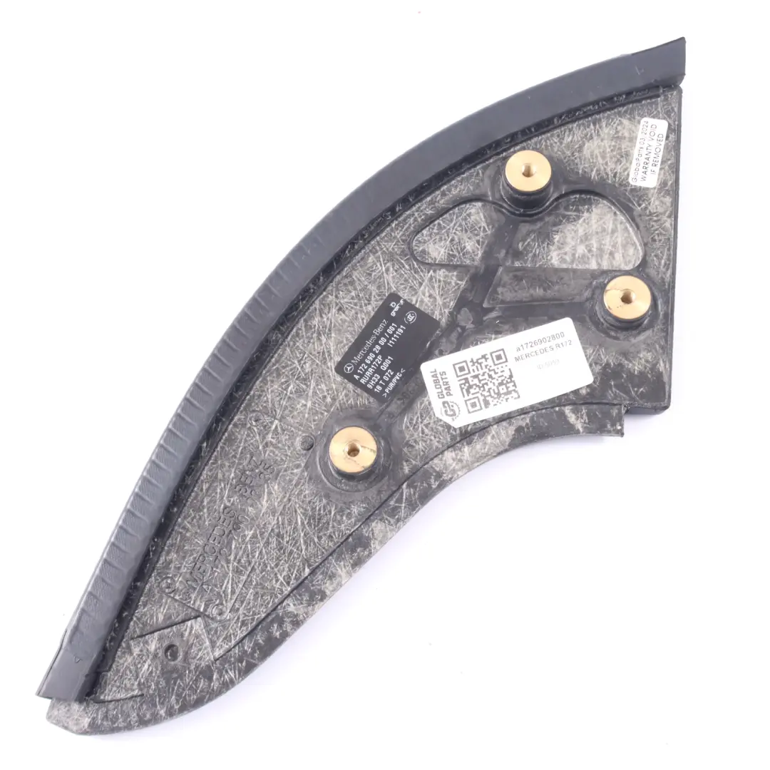 Shelf Cover Mercedes SLK R172 Rear Shelf Cover Right Trim Black to with Part number A1726902800 Shelf Cover Mercedes SLK R172 Rear Shelf Cover Right Trim Black - SKU A1726902800 - Part number A1726902800