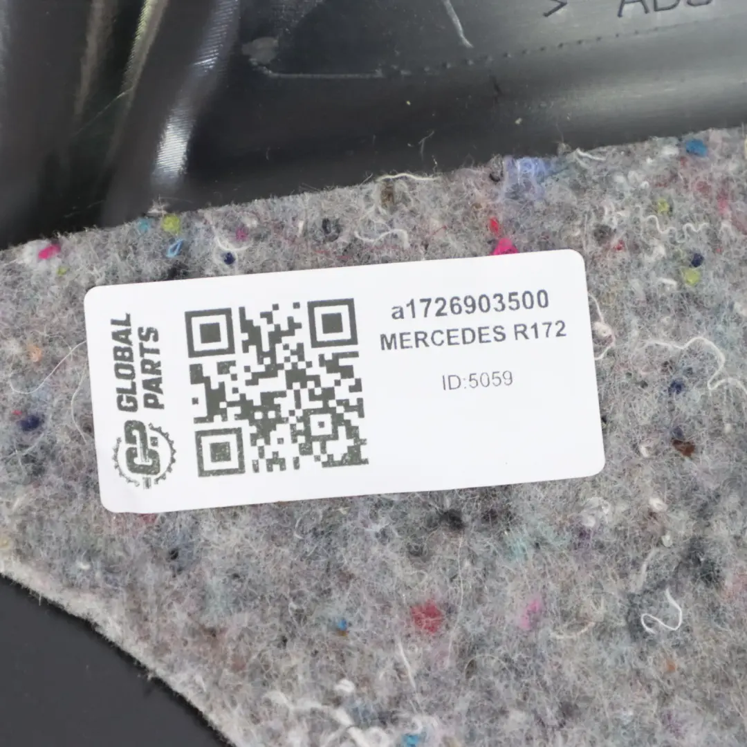 Mercedes SLK R172 Loading Sill Trunk Cover Luggage Edge Trim Panel - SKU A1726903500 - Part number A1726903500
