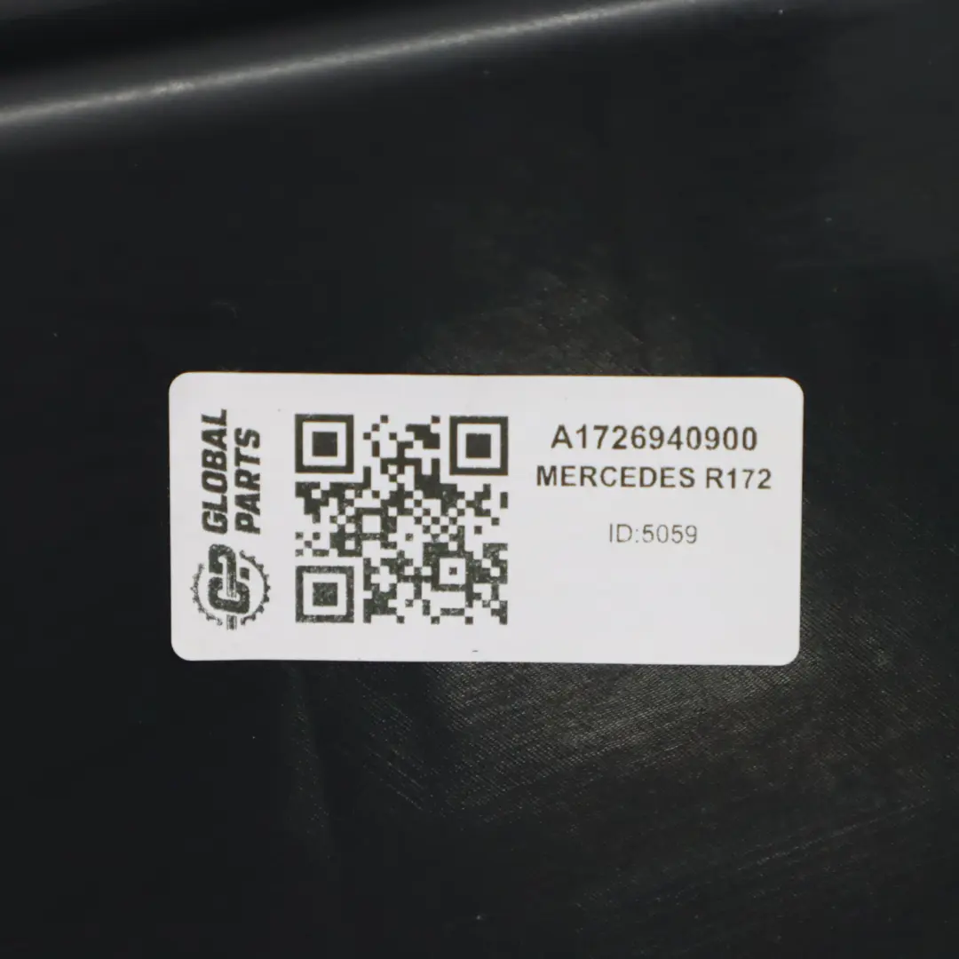 Embellecedor panel superior maletero Negro para Mercedes SLK R172 con número de pieza A1726940125 Mercedes SLK R172 Embellecedor panel superior maletero Negro - SKU A1726940900 - Número de pieza A1726940125