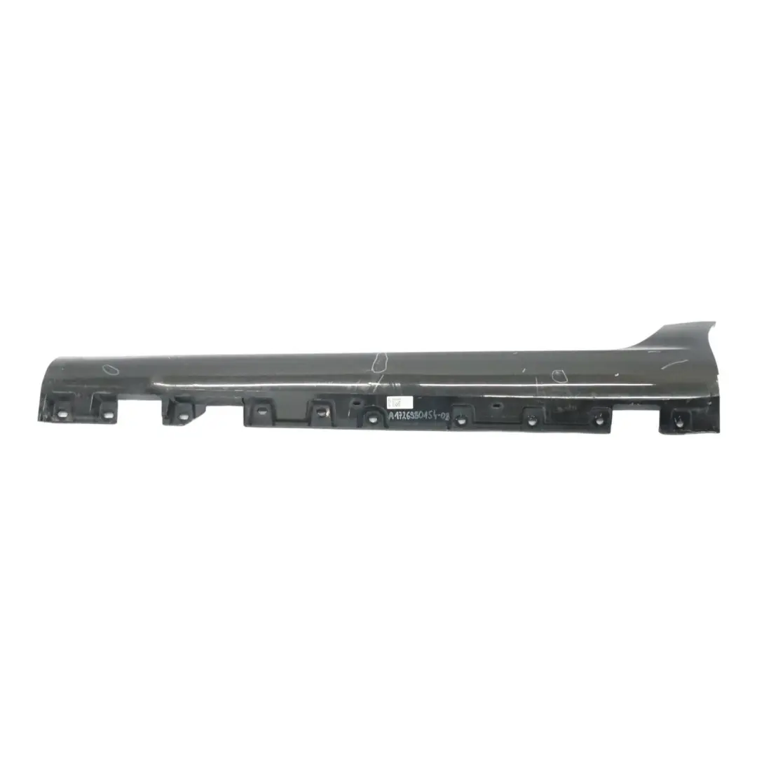 Mercedes R172 Jupe de seuil de porte gauche AMG Noir obsidien métallisé - 197 - SKU A1726980154-OB - Numéro de pièce A1726980154